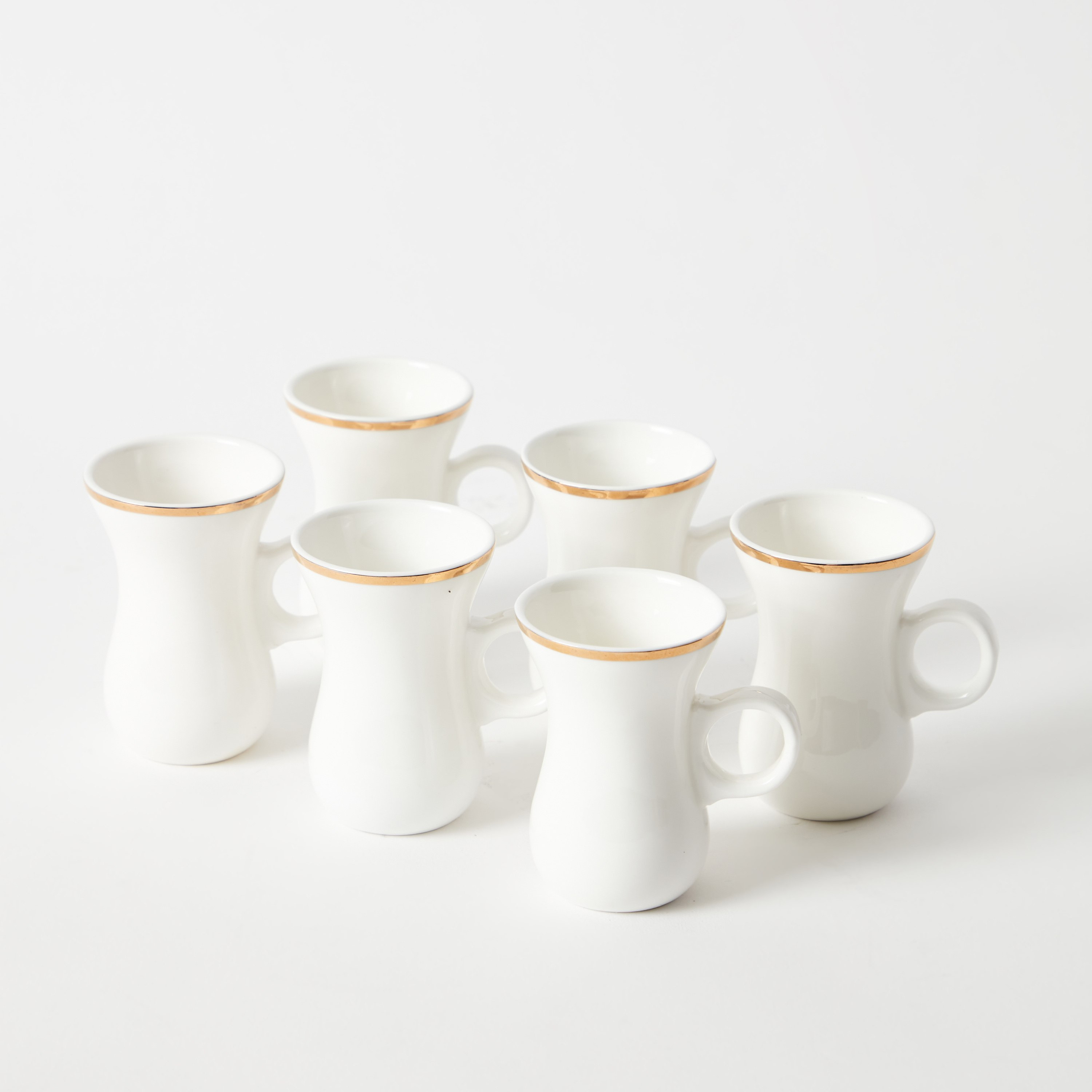 طقم فناجين شاي 6 قطع من تريندي - 100 مل-hbxhomeware-diningandtabletop-coffeeandteasets-image-5