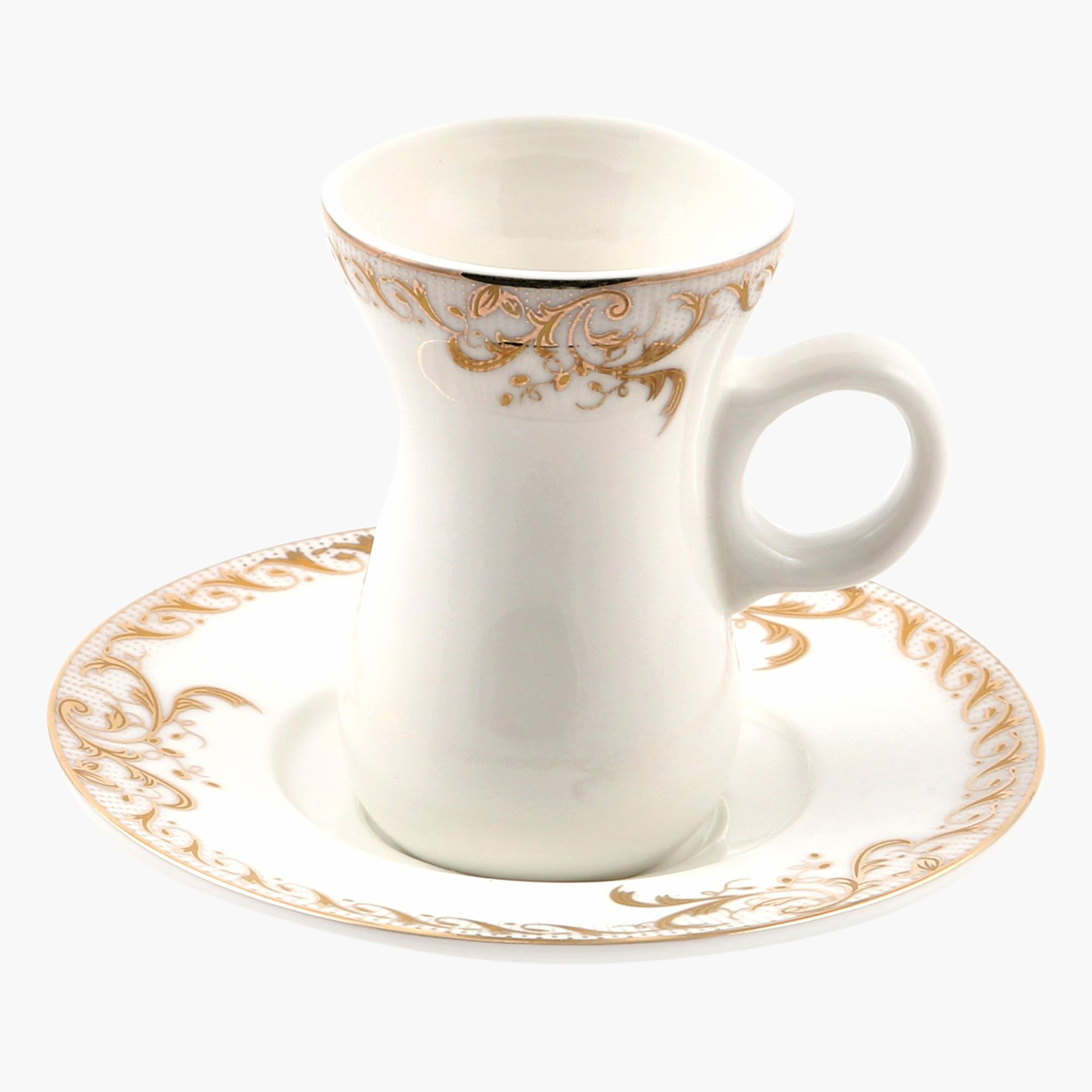 طقم فناجين وصحون 12 قطعة من تريندي - 100 مل-hbxhomeware-hbxkitchen-image-5