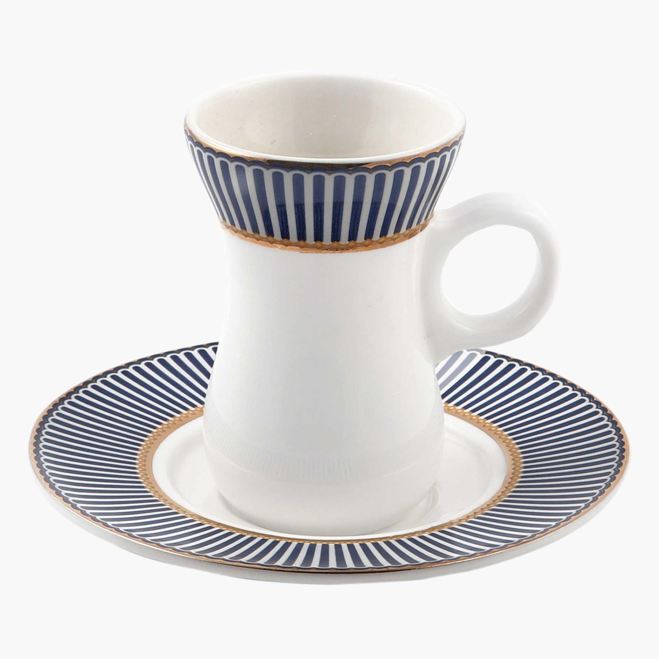 طقم فناجين وصحون 12 قطعة من تريندي - 100 مل-hbxhomeware-hbxkitchen-image-5
