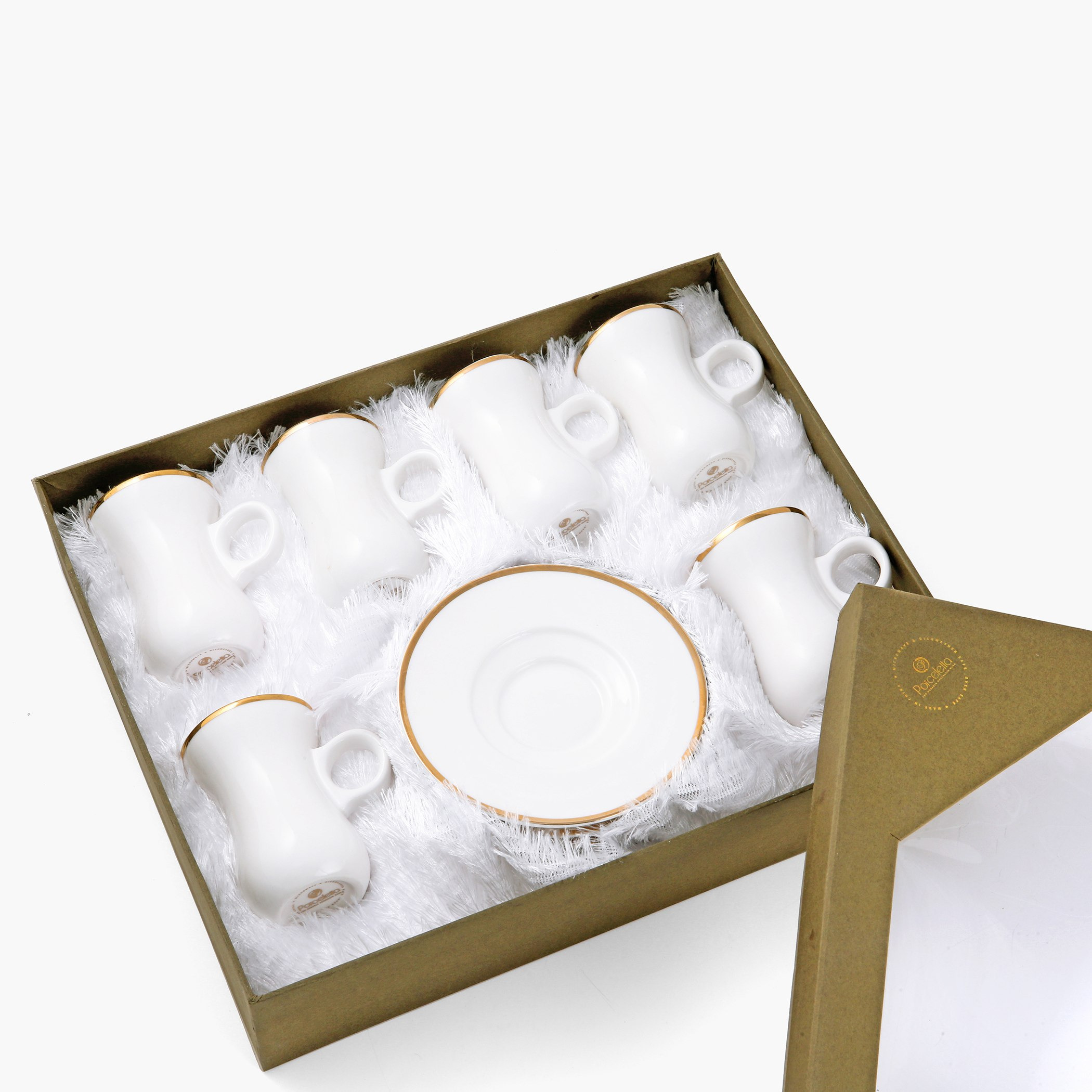 طقم فناجين شاي وصحون 12 قطعة من تريندي - 100 مل-hbxhomeware-hbxkitchen-image-3