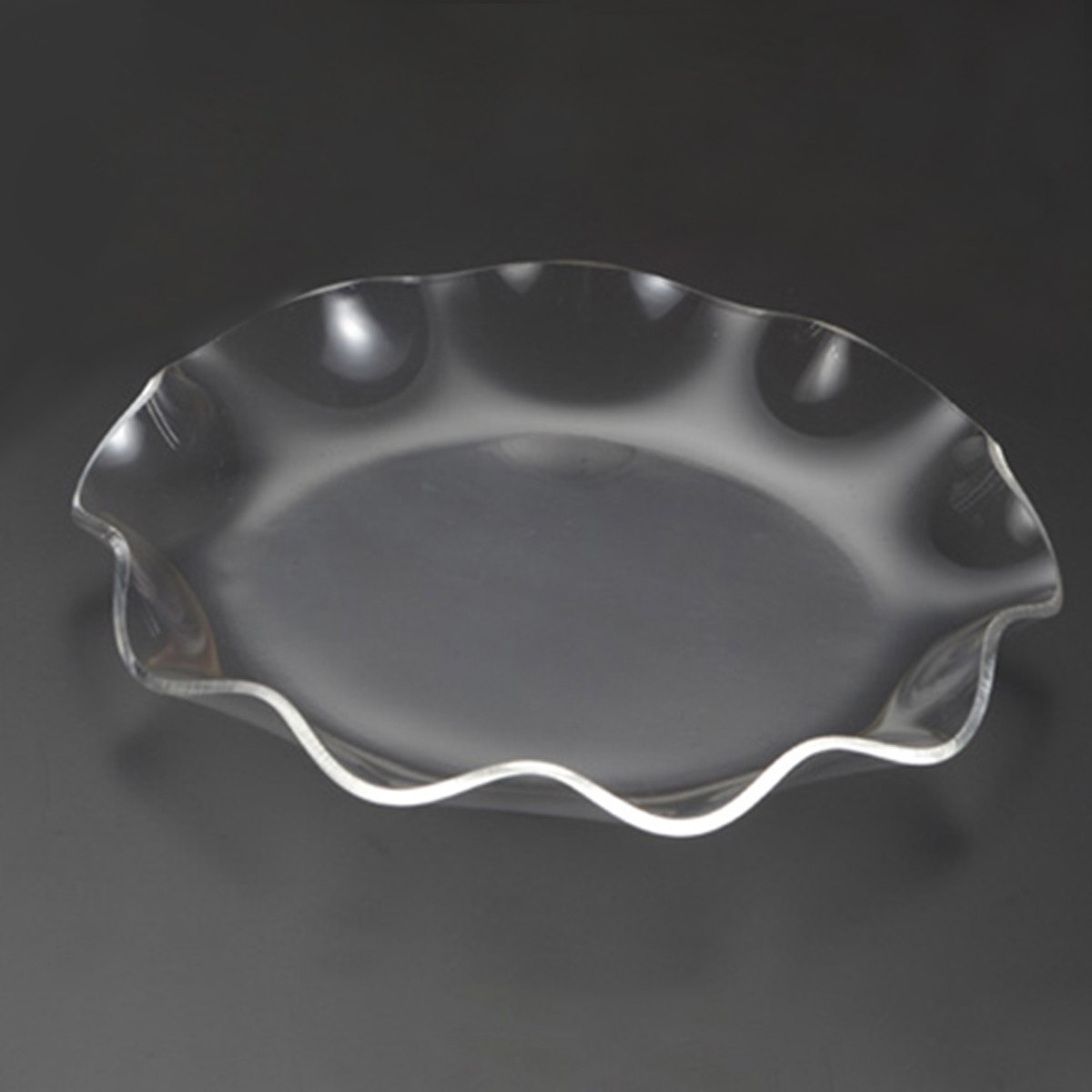 صحن تقديم أكريليك من تريندي - 23x6 سم-hbxdecorandfurnishings-tabletop-serveware-image-1