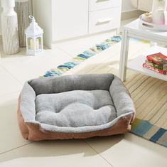Cozy Soft Large Pet Cushion Bed - 70x58x14 cms