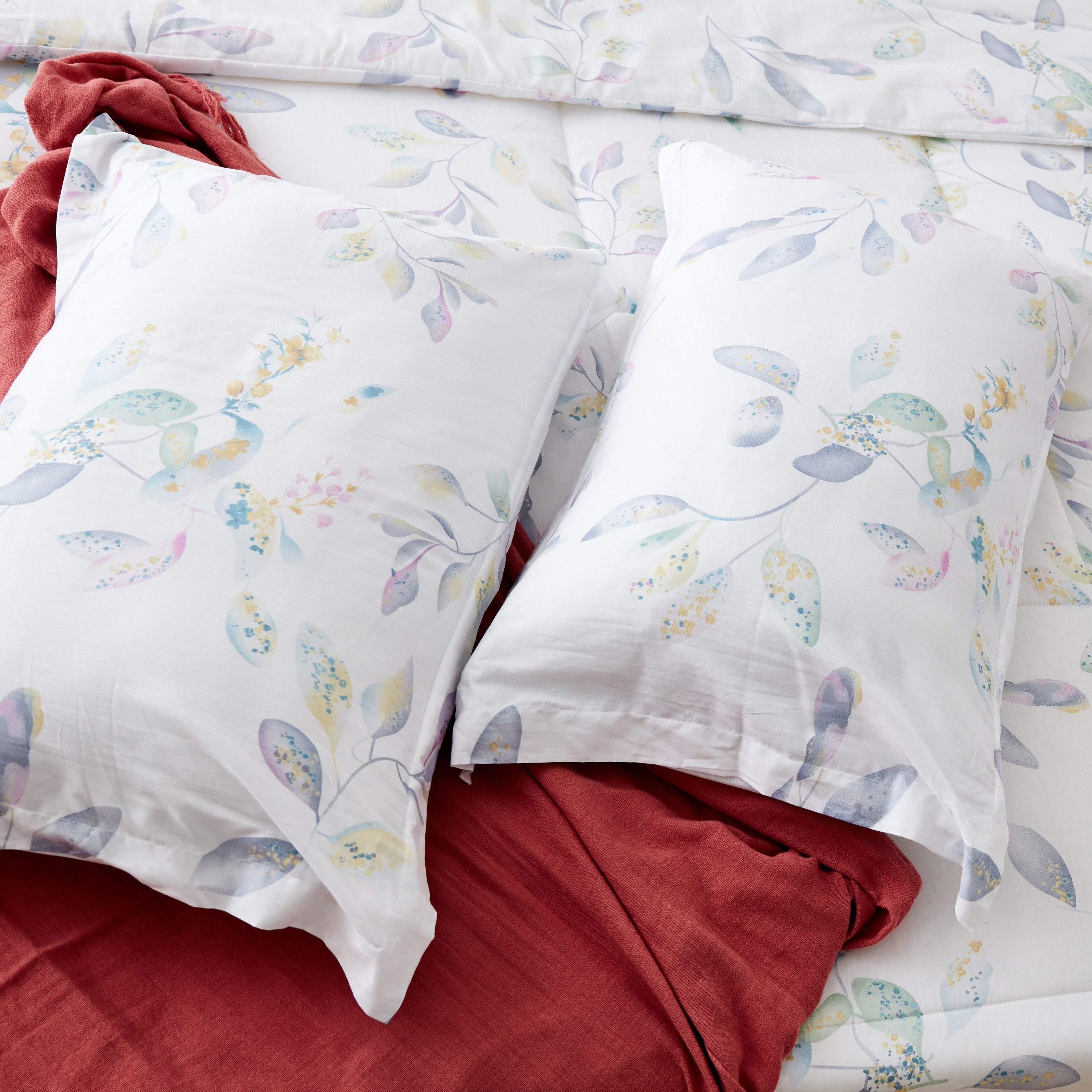 Verona Emily 3-Piece Printed Cotton King Comforter Set - 220x240 cm-hbxhomeware-hbxdecorandfurnishings-image-5