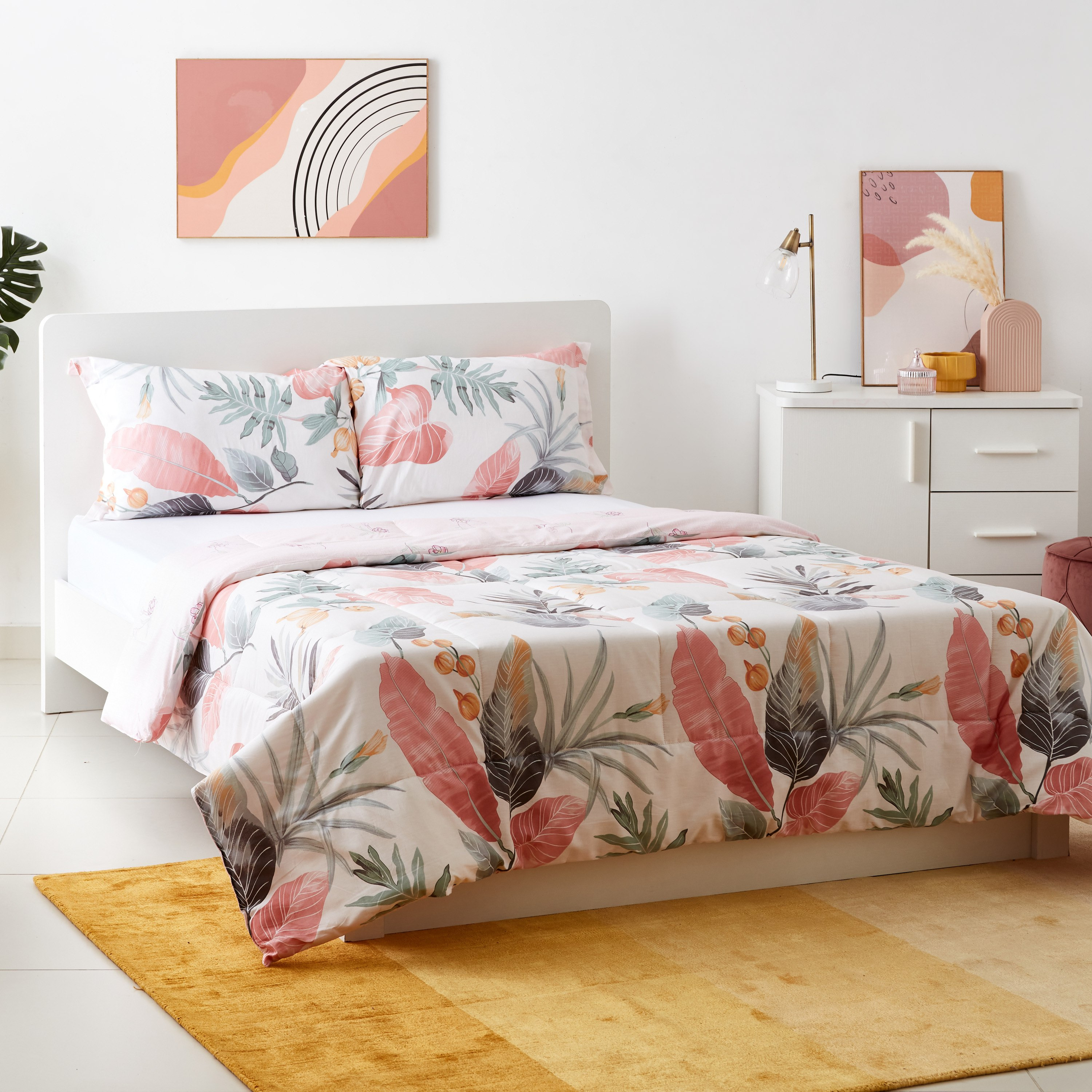Verona Ara 3-Piece Printed Cotton King Comforter Set - 220x240 cm-PROMO_HB_AE_B1G1_250925-image-1