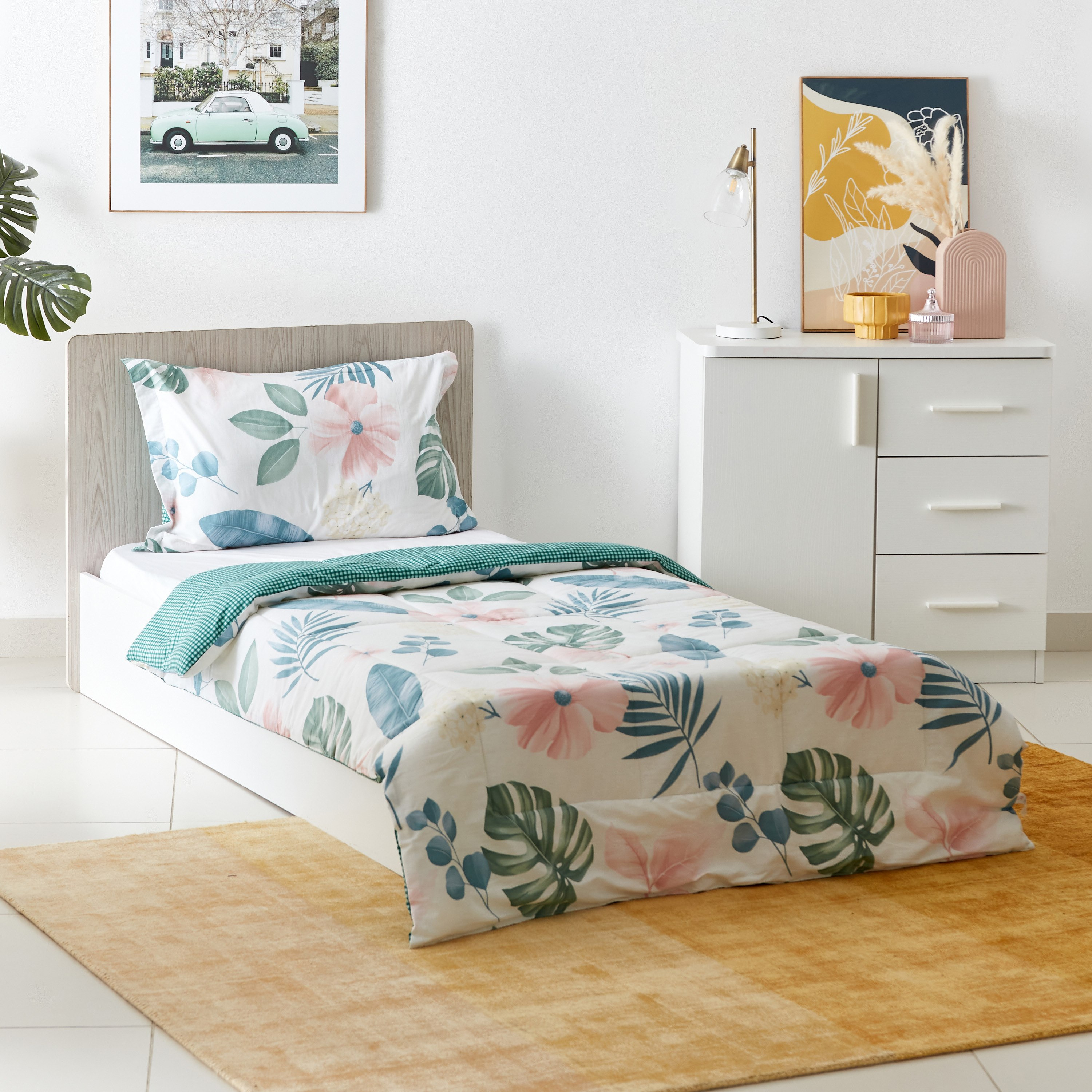 Verona Camila 2-Piece Printed Cotton Single Comforter Set - 135x220 cm-PROMO_HB_AE_B1G1_250925-image-1