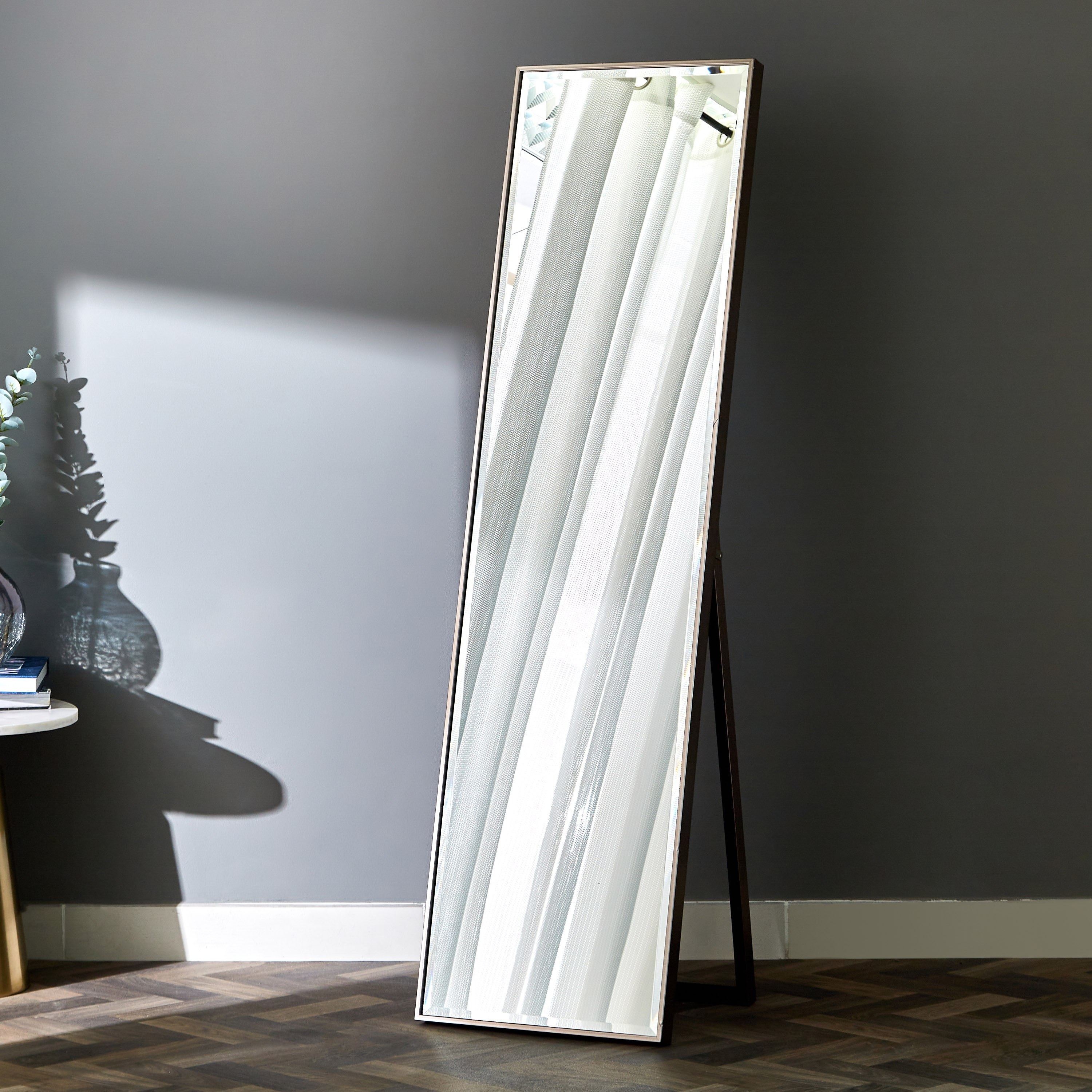 مرآة أرضية عمودية بحواف لامعة من ديفورا - 42x4x152 سم-PROMO_HB_AE_B1G1_250925-image-1