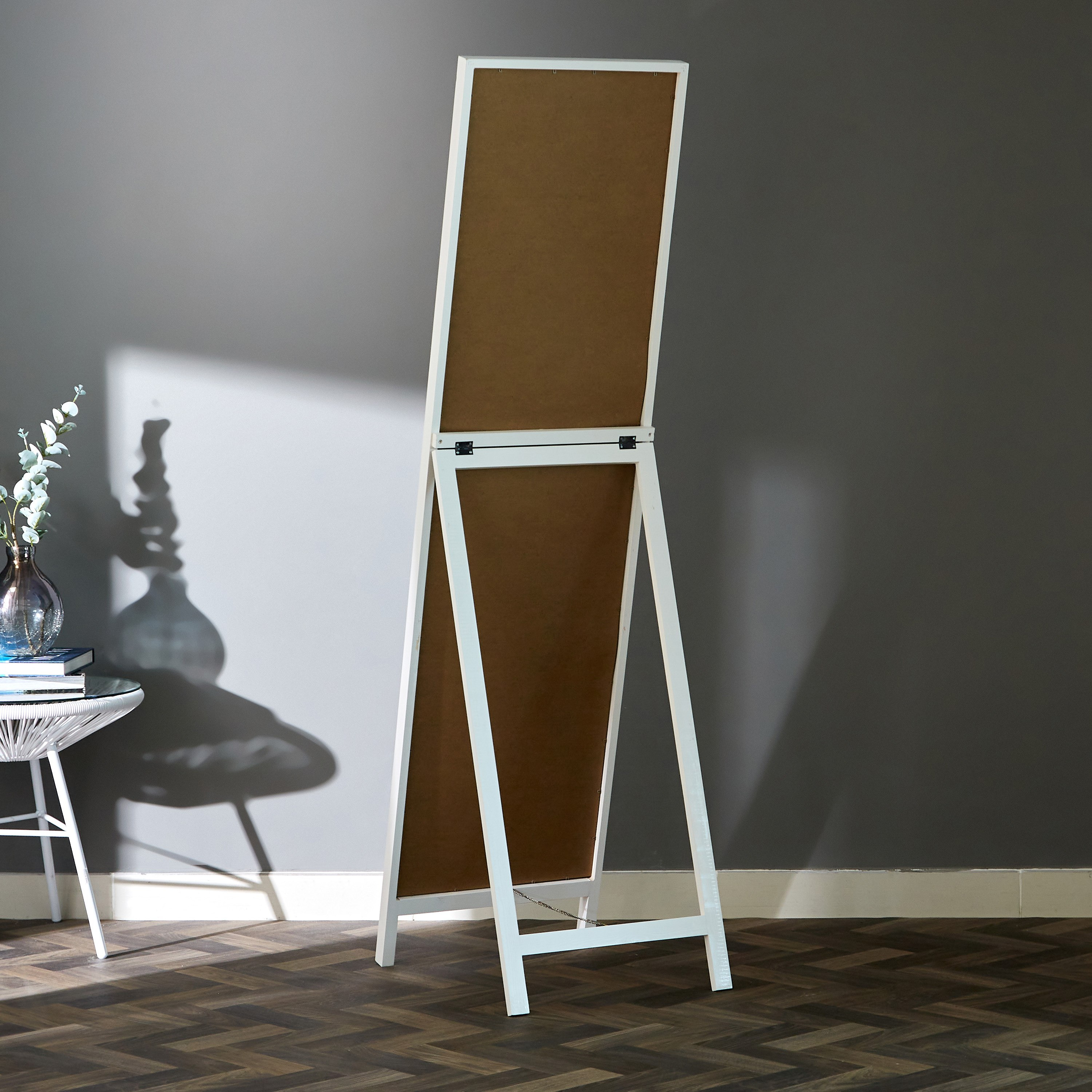 مرآة أرضية خشبية بأرجل متمدّدة من ديفورا - 45x5x170 سم-hbxhomeware-hbxdecorandfurnishings-image-2