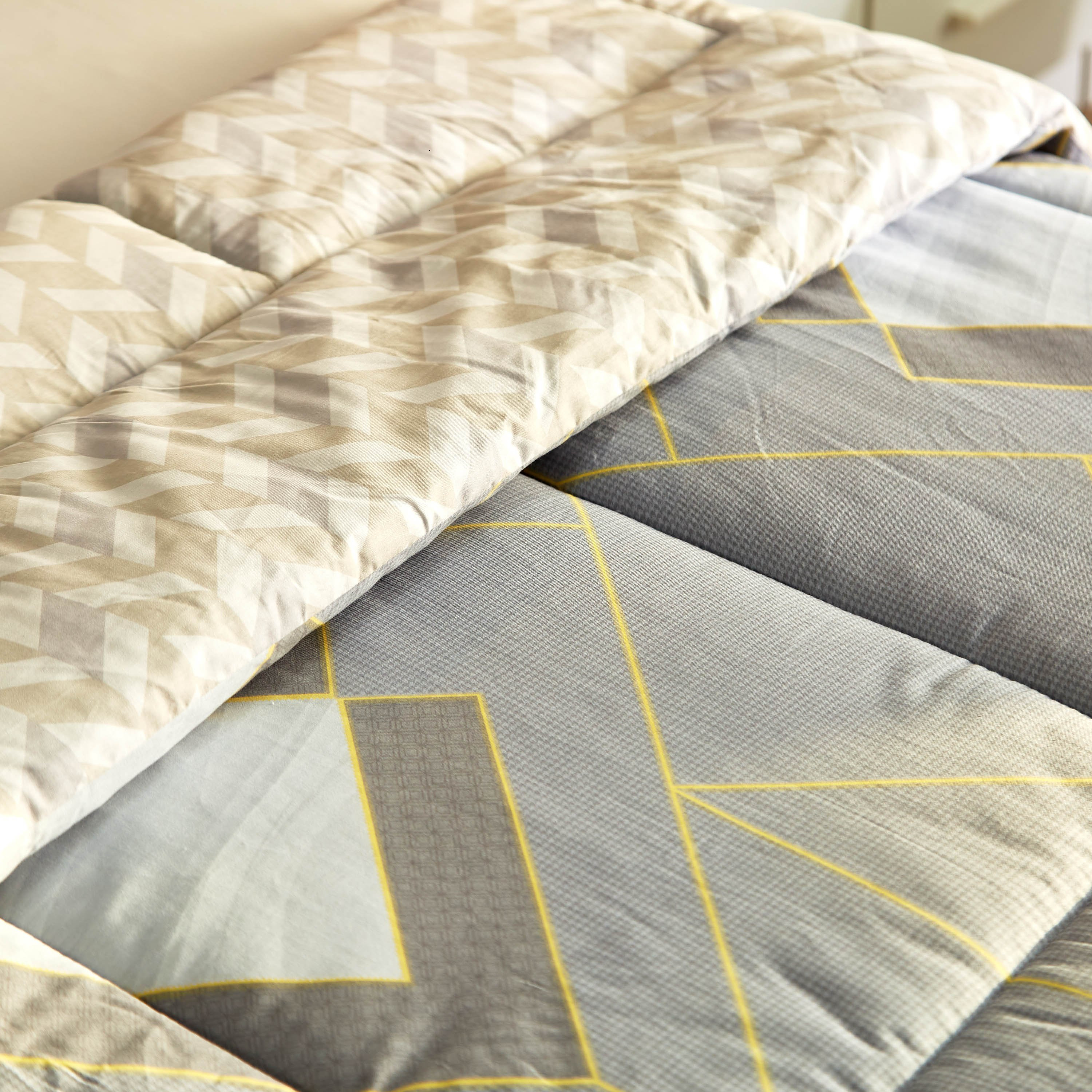Verona Grace 2-Piece Printed Cotton Twin Comforter Set - 160x220 cm-hbxhomeware-hbxdecorandfurnishings-image-5
