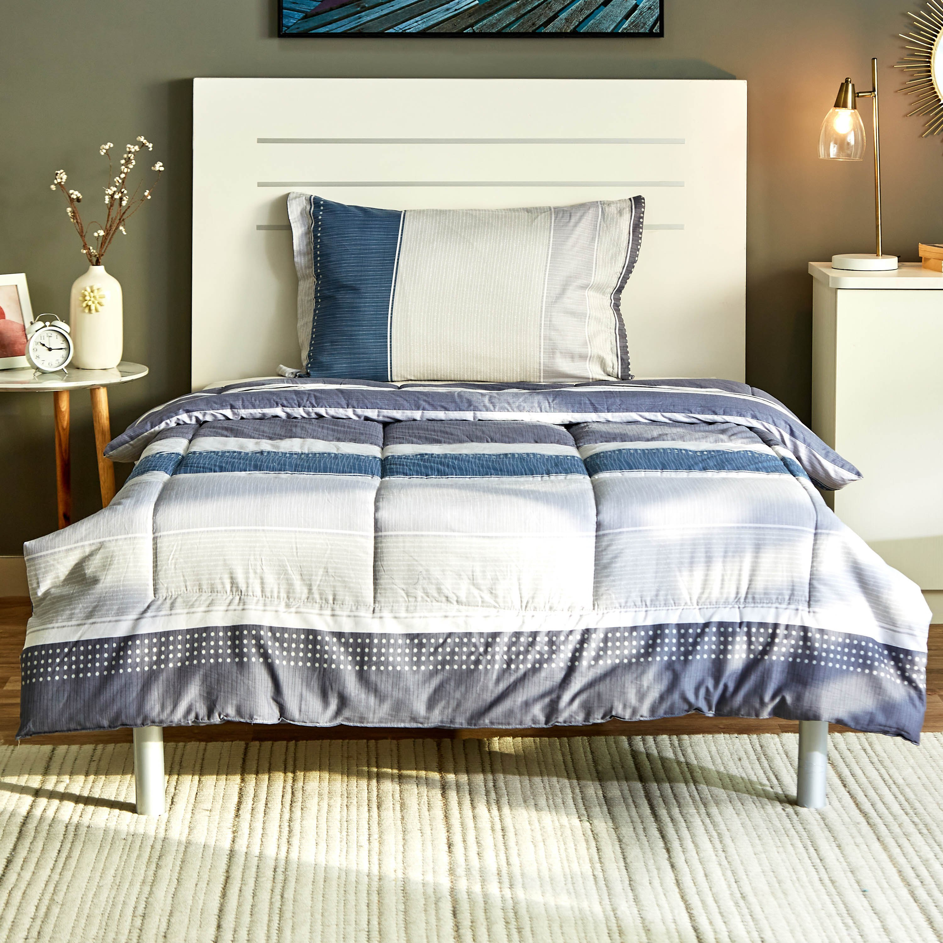 Verona Riley 2-Piece Printed Cotton Twin Comforter Set - 160x220 cm-hbxhomeware-hbxdecorandfurnishings-image-1
