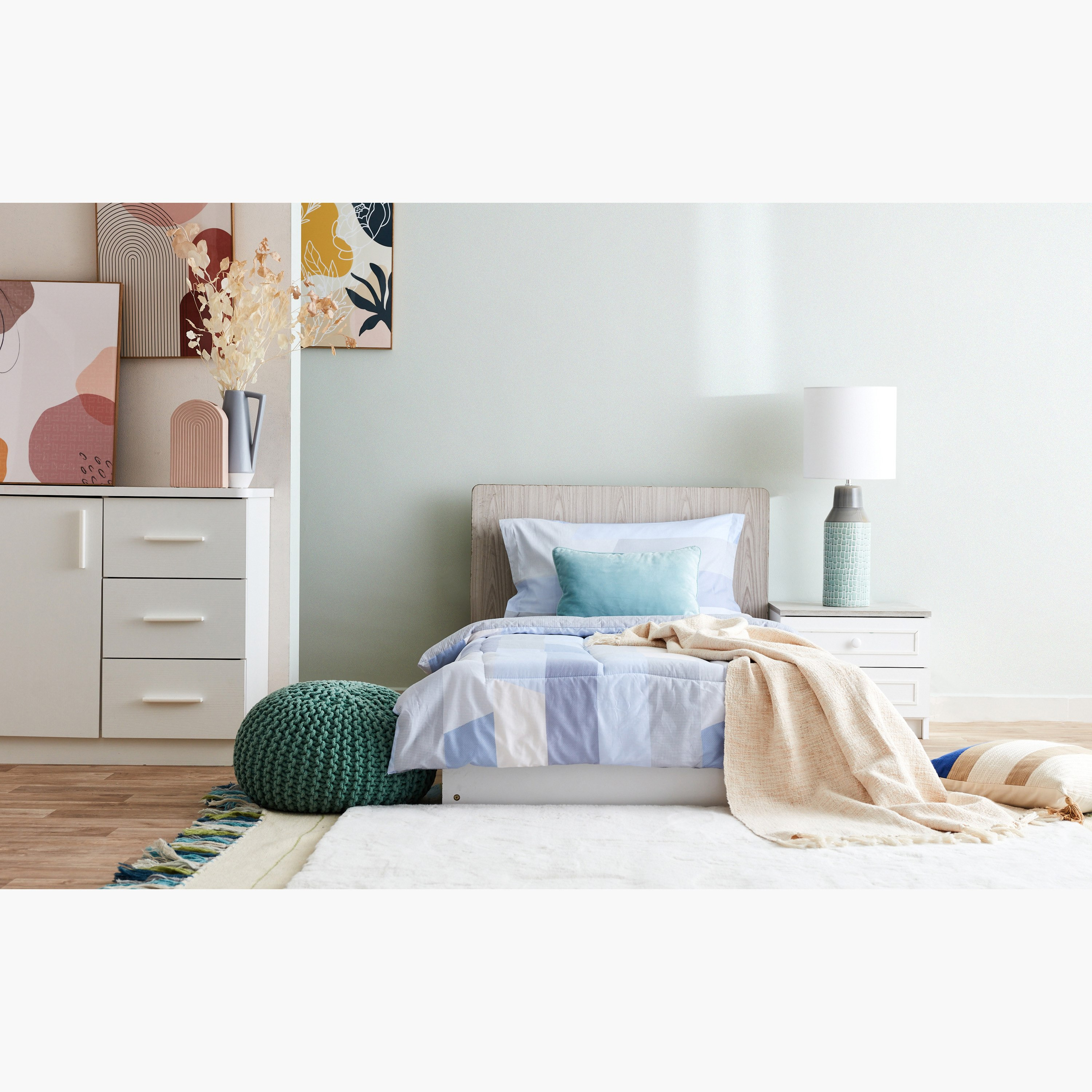 طقم لحاف فردي من قطعتين قطن بطبعات من فيرونا زوي - 135x220 سم-hbxhomeware-hbxdecorandfurnishings-image-7