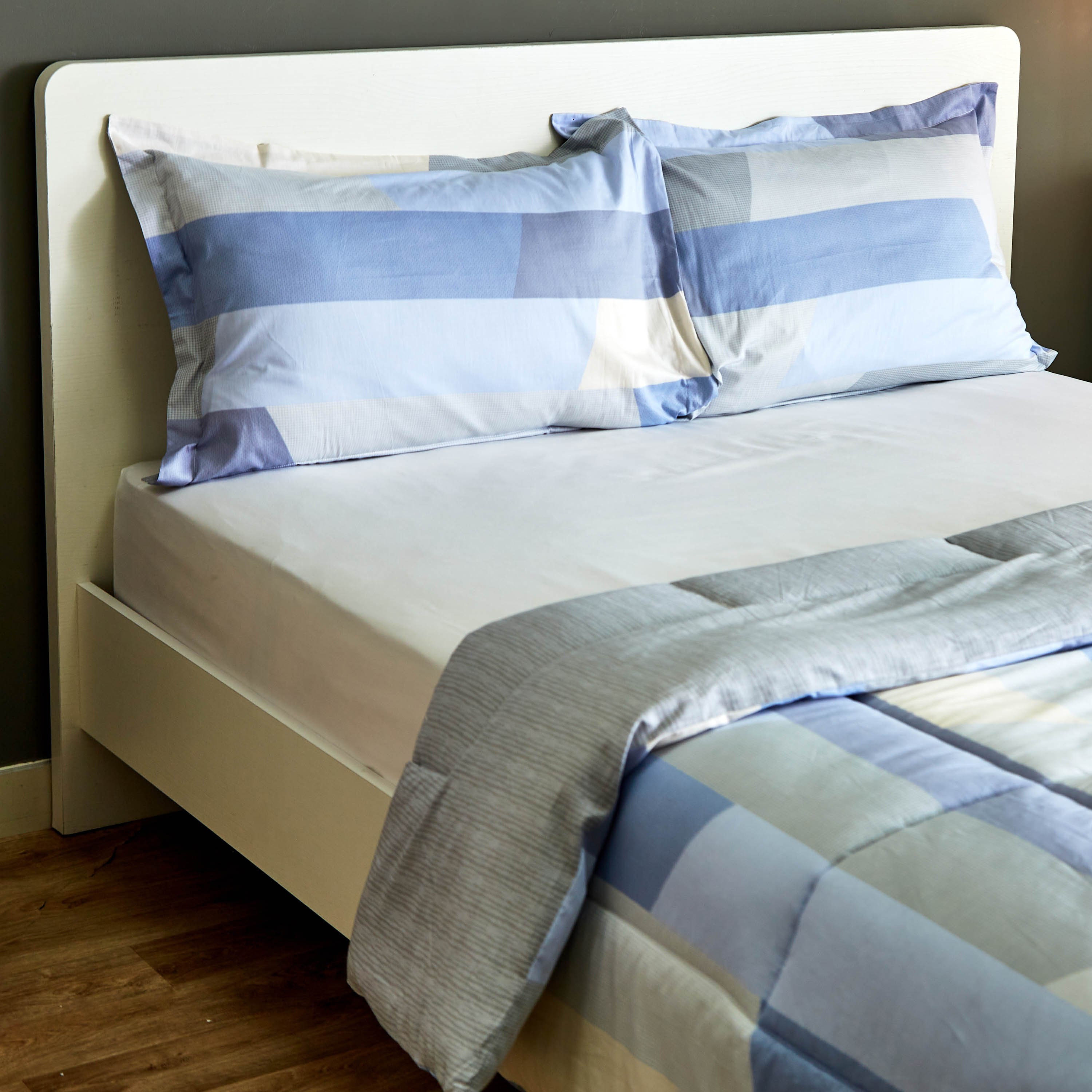 طقم لحاف كوين 3 قطع قطن بطبعات من فيرونا زوي - 200x240 سم-hbxhomeware-hbxdecorandfurnishings-image-3