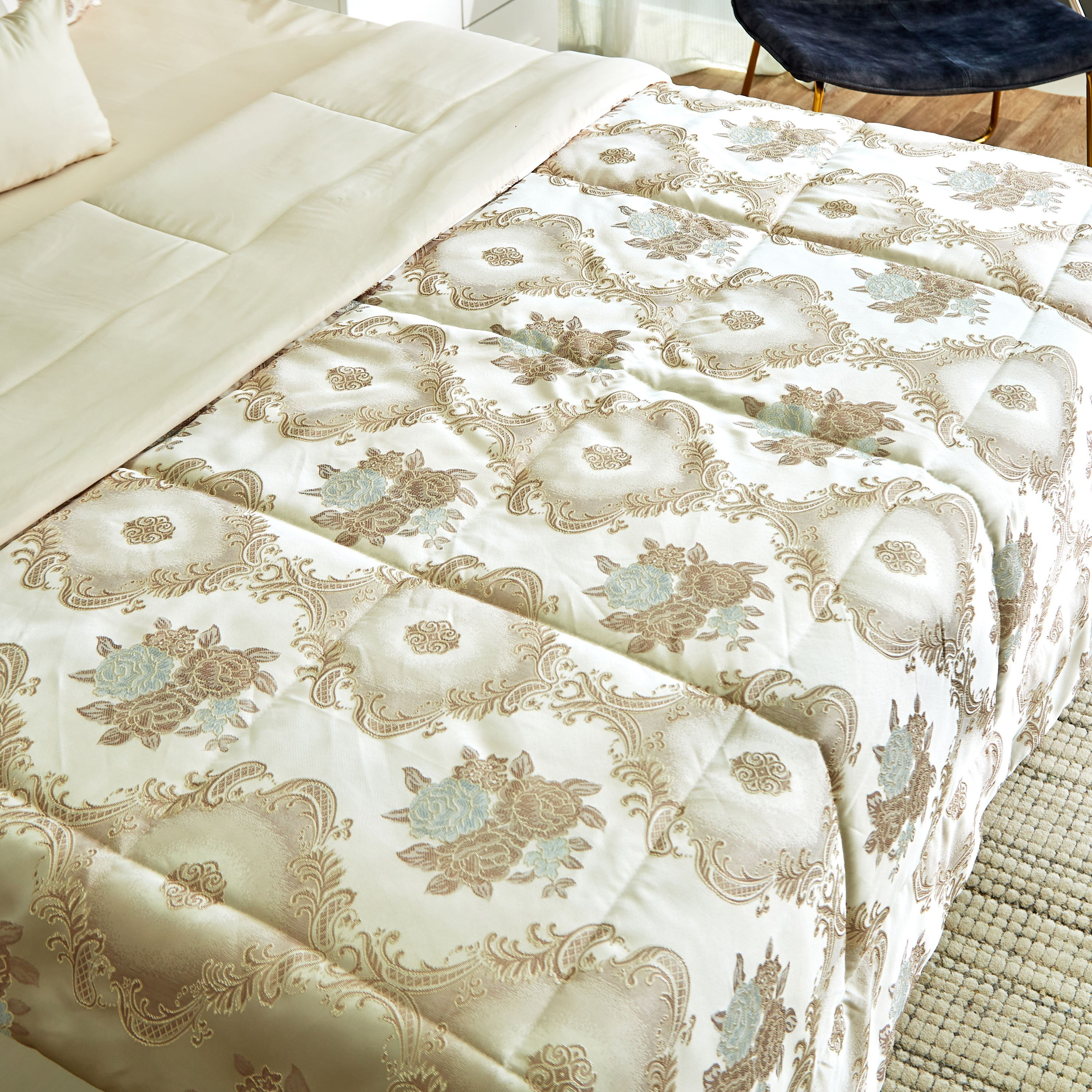 طقم لحاف كينج جاكار 7 قطع - 220x240 سم - جايران-hbxhomeware-hbxdecorandfurnishings-image-7