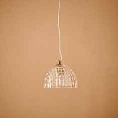 Elma Glass Ceiling Lamp - 19x23 cm