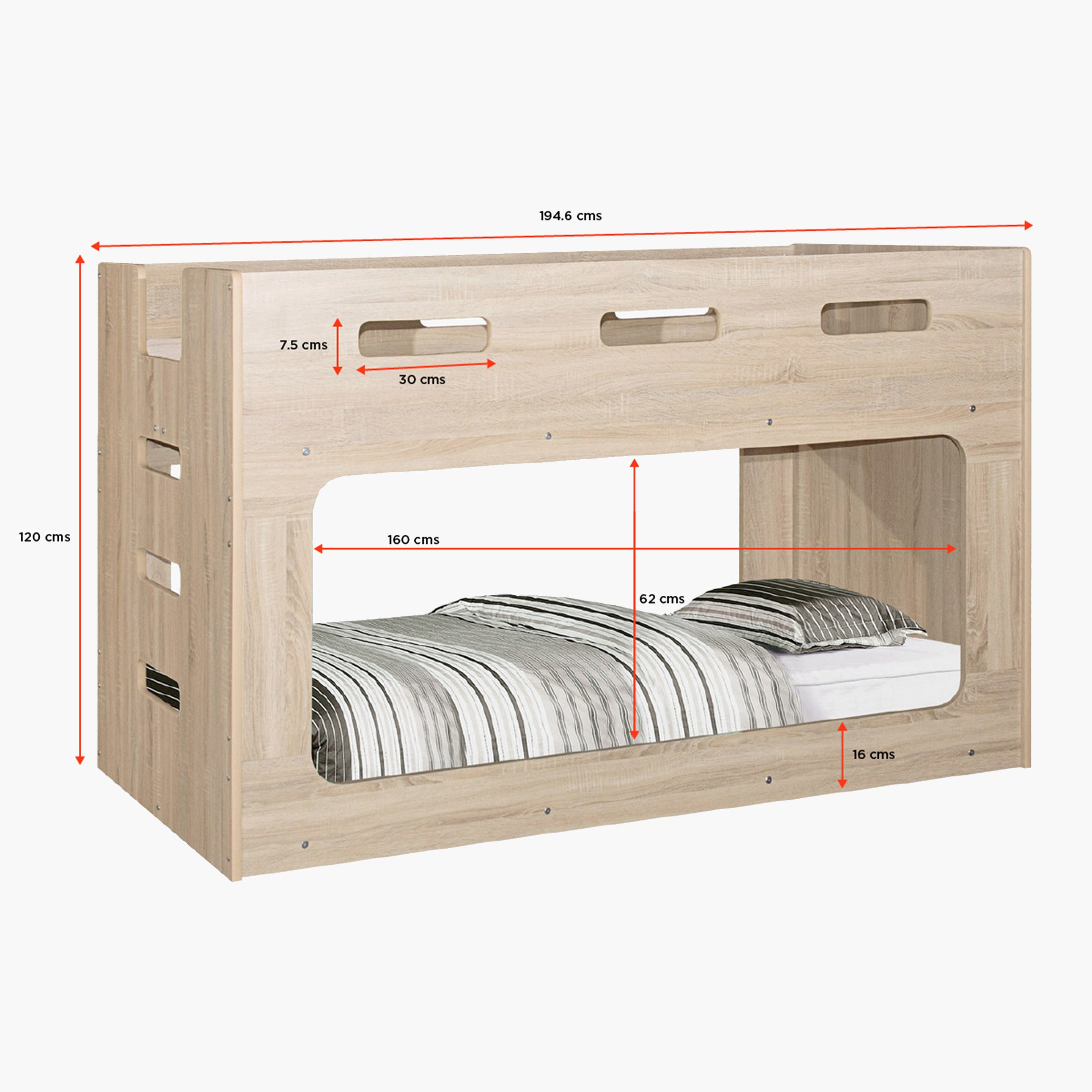 سرير  طابقين كابينة فردي - كودي كابين من موڤو - 90x190 سم-hbxkidsandyouth-bedsandbedsets-bunkbeds-single-image-5