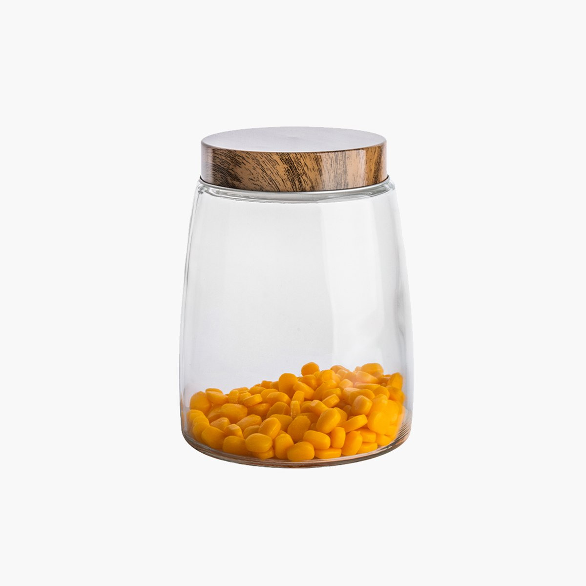 جرّة زجاجيّة بغطاء من تريندي - 1 لتر-hbxhomeware-hbxkitchen-image-1