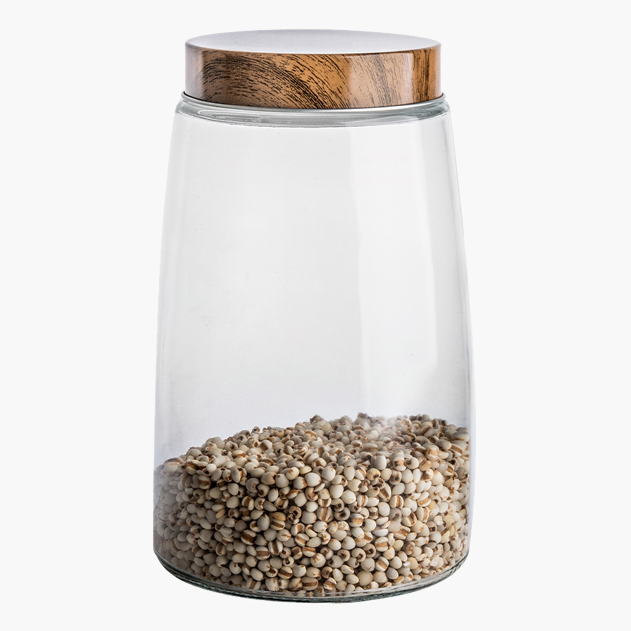 جرّة زجاجيّة بغطاء من تريندي - 1.3 لتر-hbxhomeware-hbxkitchen-image-1