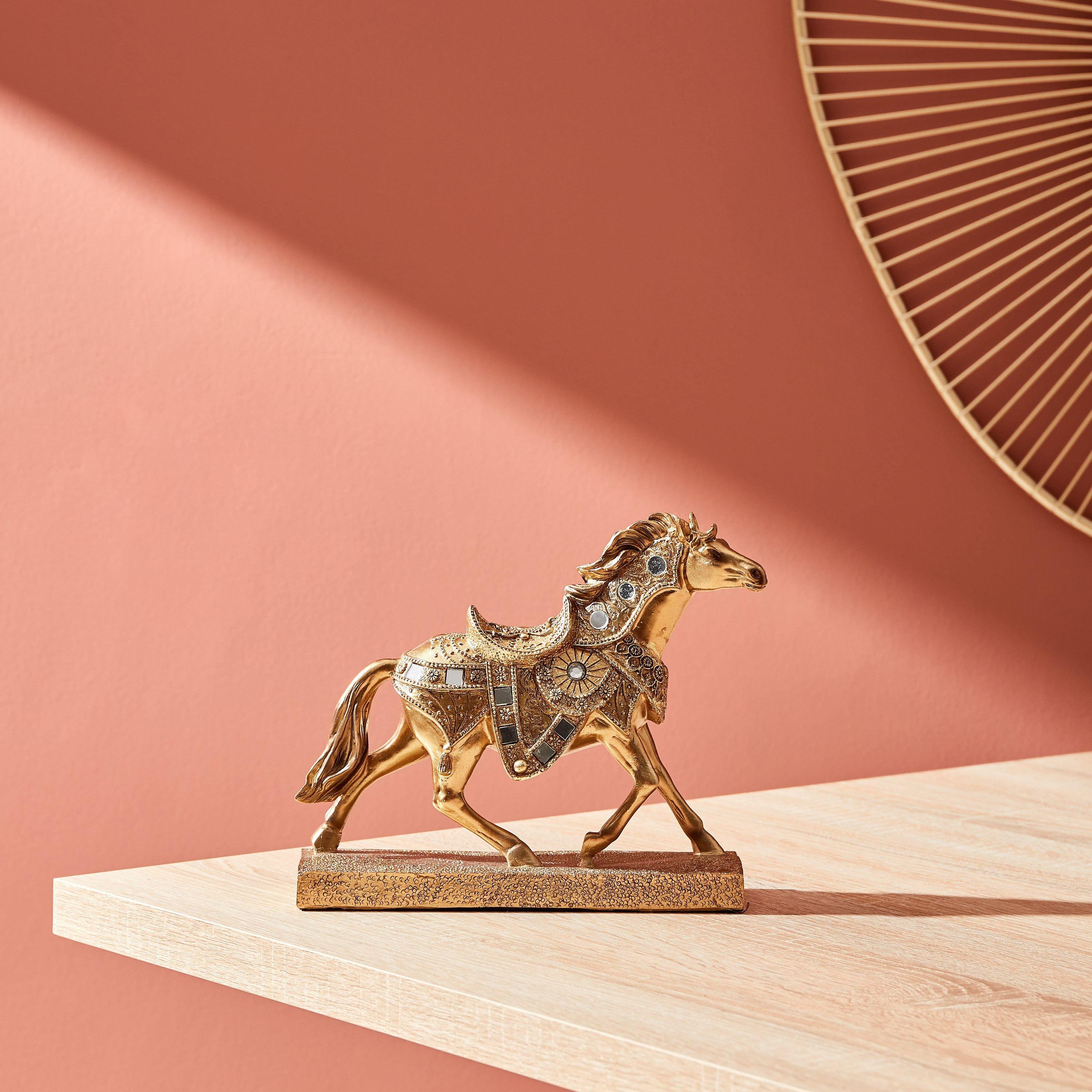 Naila Horse Figurine - 17.5x7x21 cm-hbxhomeware-homedecor-figurinesandornaments-image-1
