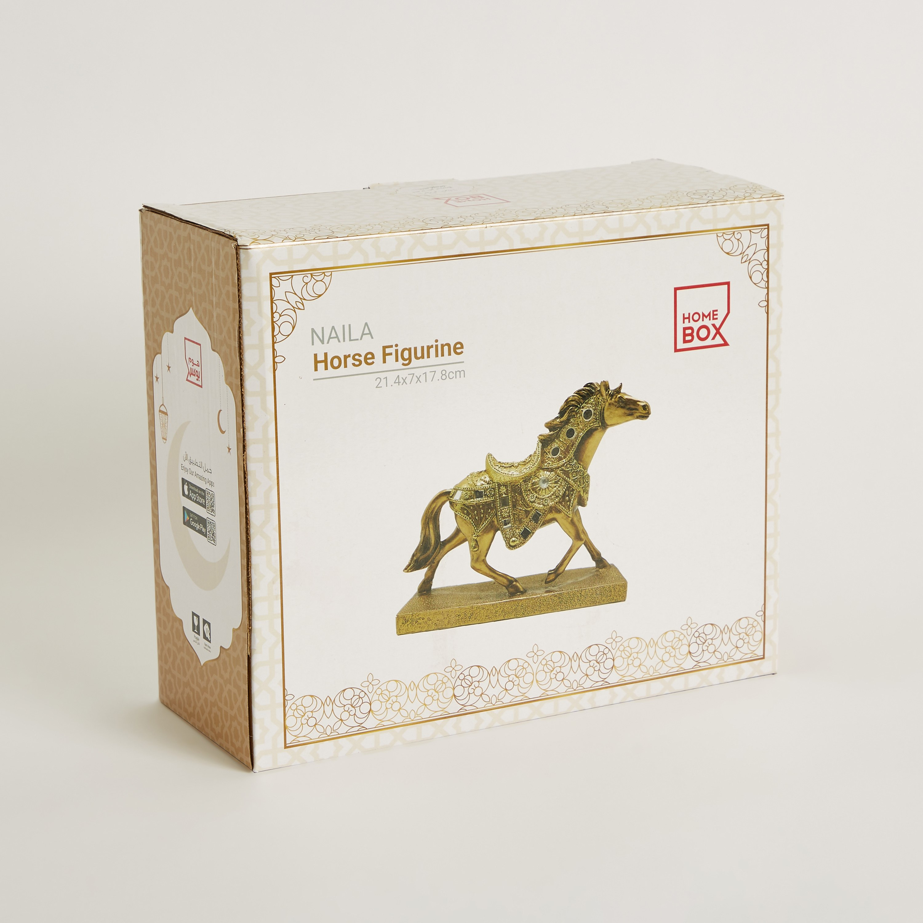 Naila Horse Figurine - 17.5x7x21 cm-hbxhomeware-homedecor-figurinesandornaments-image-6