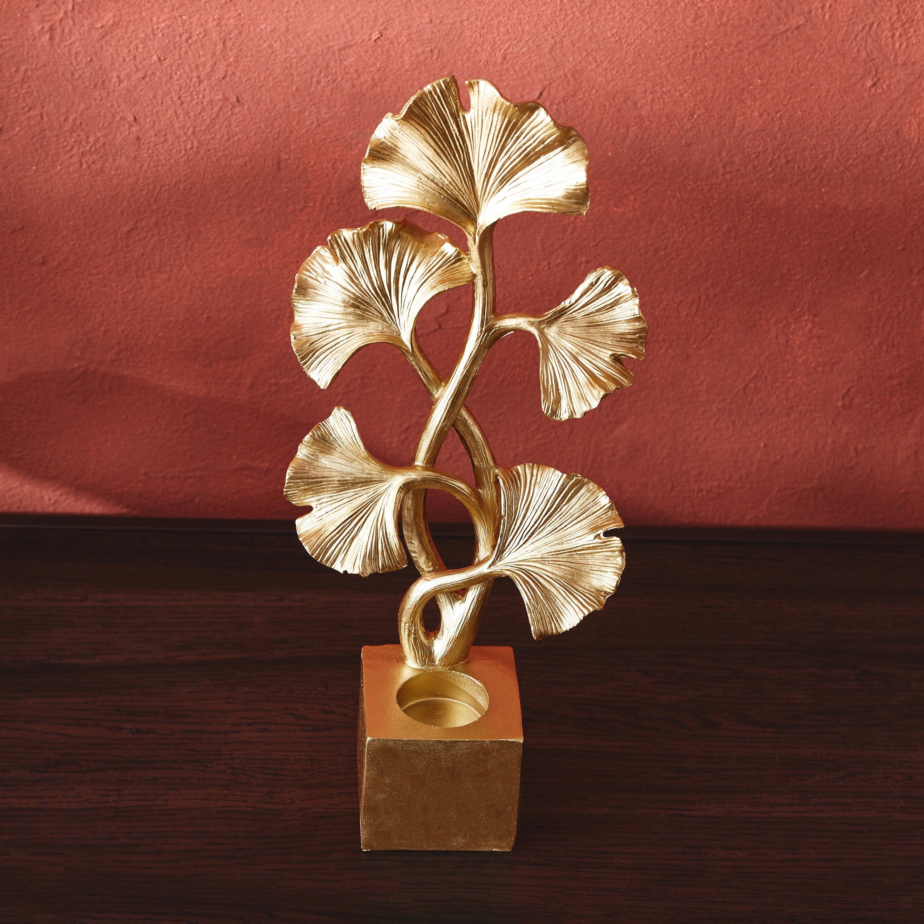 حامل شموع جنكة من نايلا - 17x10x37  سم-hbxlivingroom-decorandaccessories-candleholders-image-3