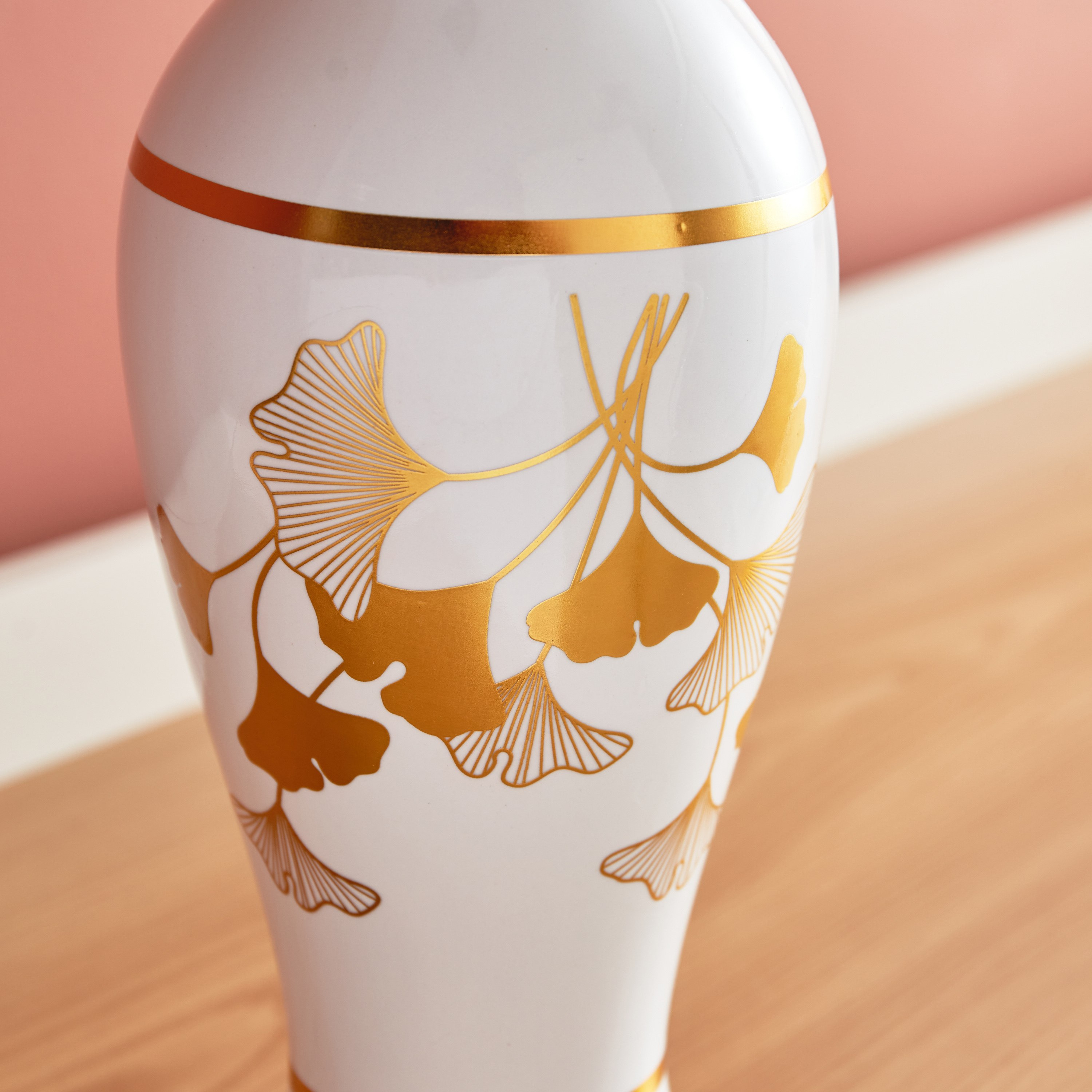 مزهرية سيراميك بتصميم جينكو من هبة - 12x12x32 سم-hbxbedroom-decorandaccessories-vases-image-5