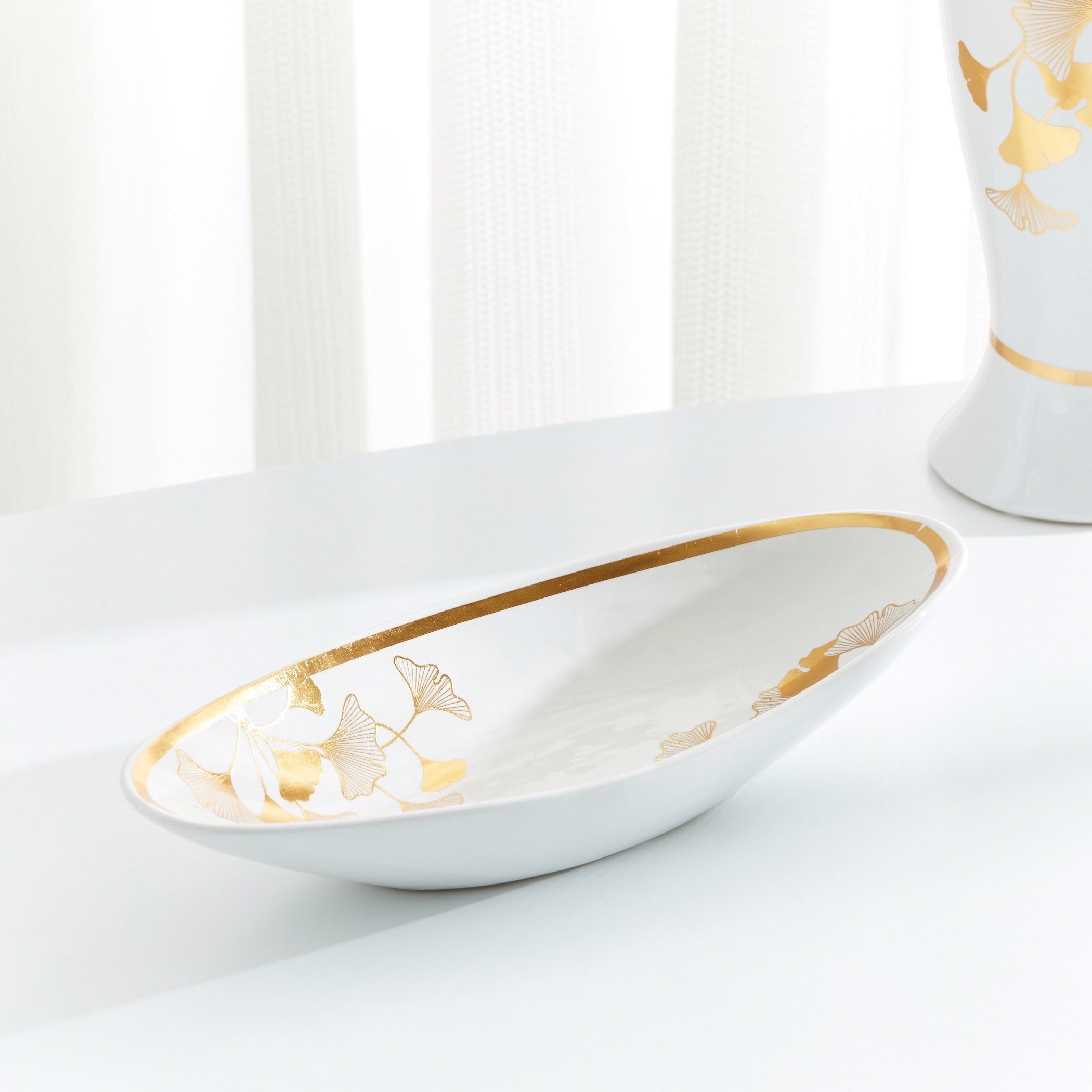 صينية مزينة بتصميم الجنكة من هبة - 30x13x8 سم-hbxhomeware-hbxdecorandfurnishings-image-1