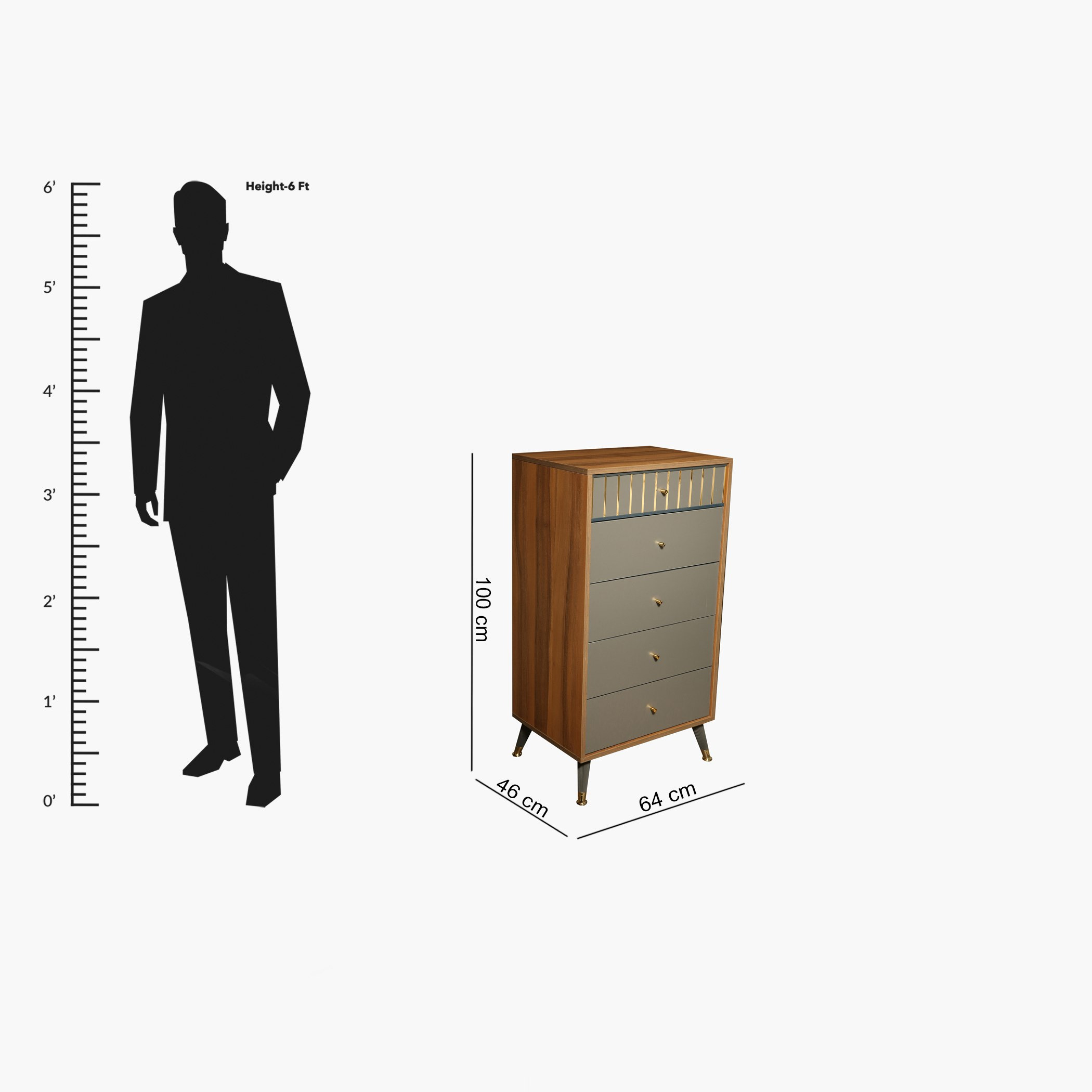 وحدة تخزين بـ5 أدراج من أليسي-hbxfurniture-dressersandchests-chestofdrawers-image-6