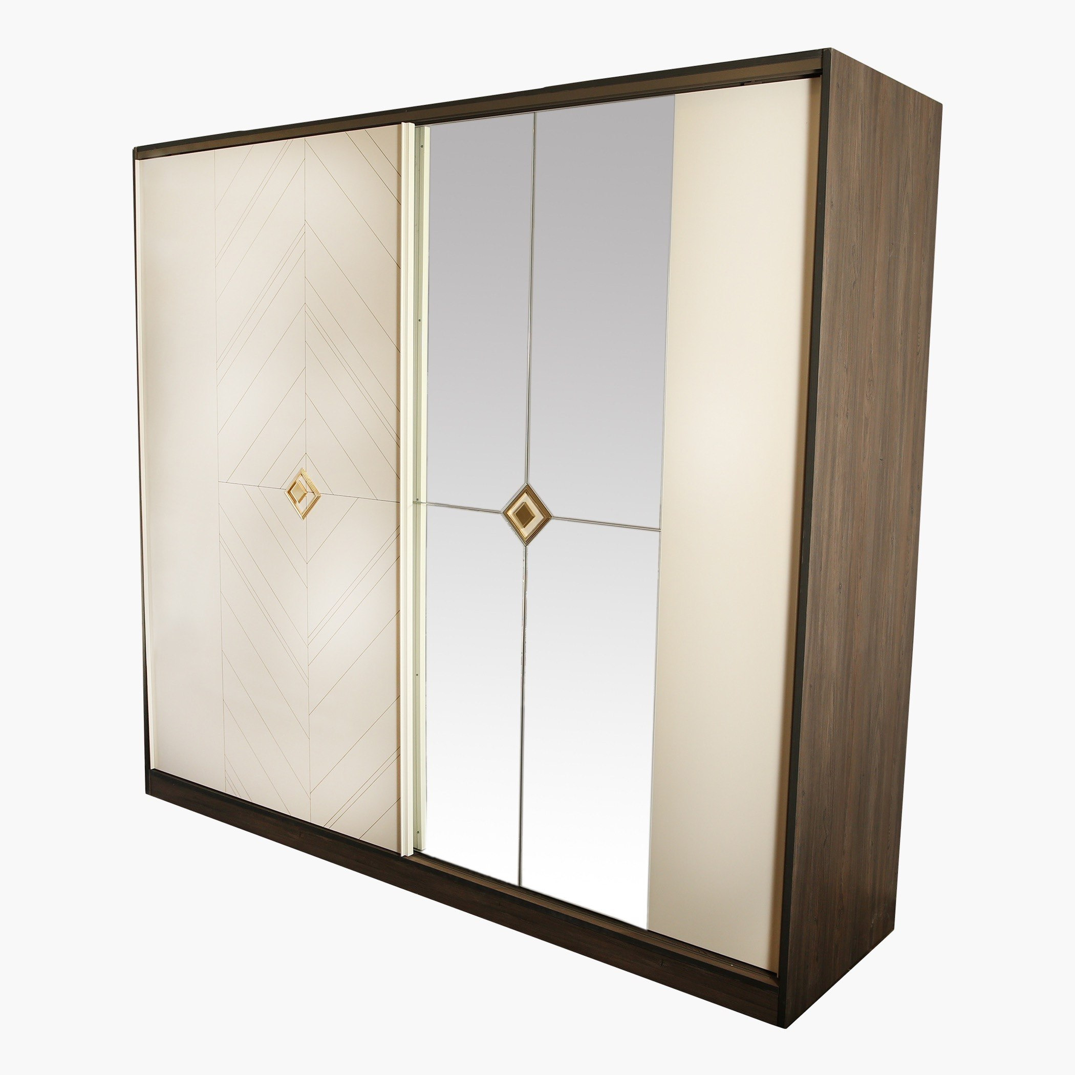 خزانة ملابس بباب انزلاقي ومرآة من بريزما-hbxfurniture-wardrobes-image-2