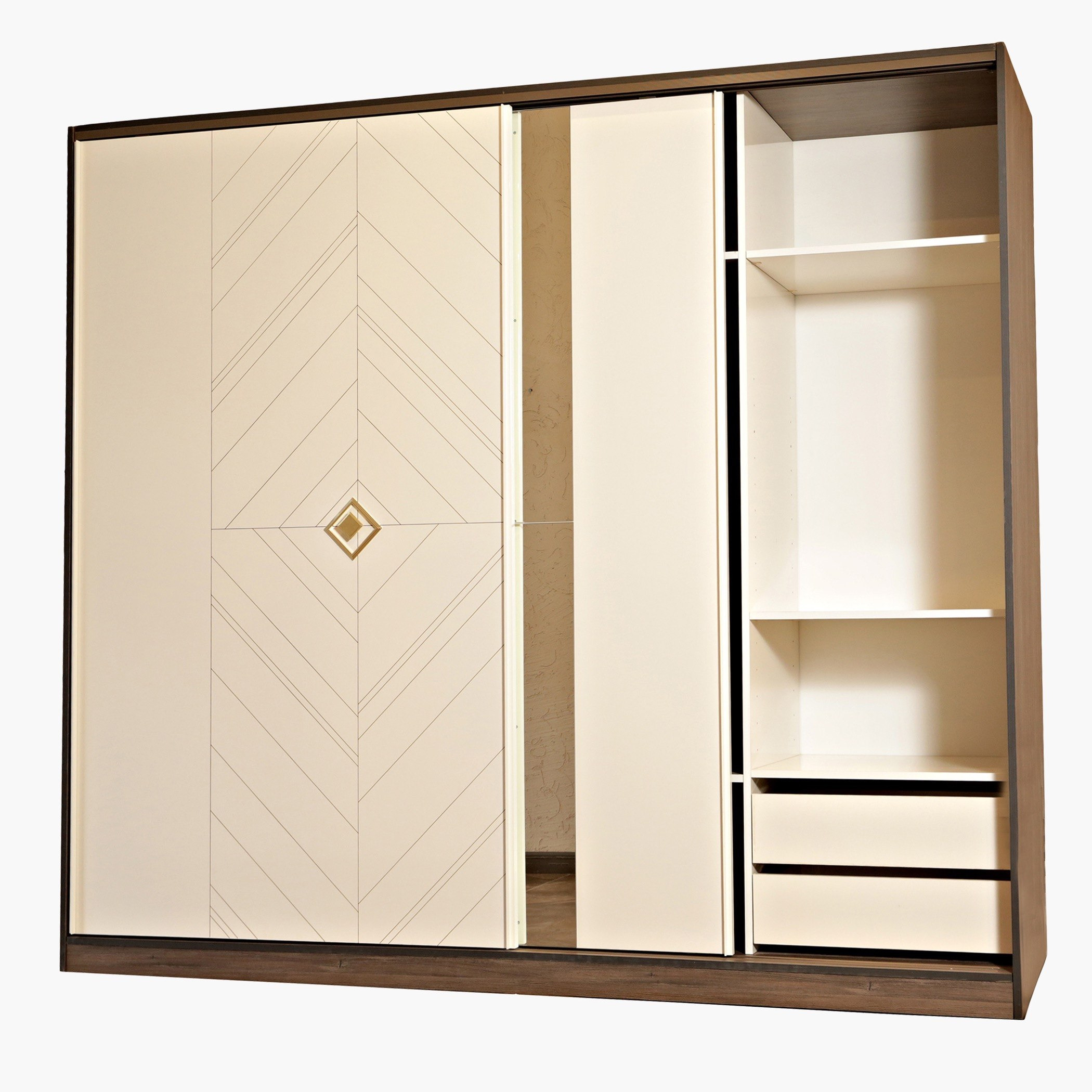 خزانة ملابس بباب انزلاقي ومرآة من بريزما-hbxfurniture-wardrobes-image-4