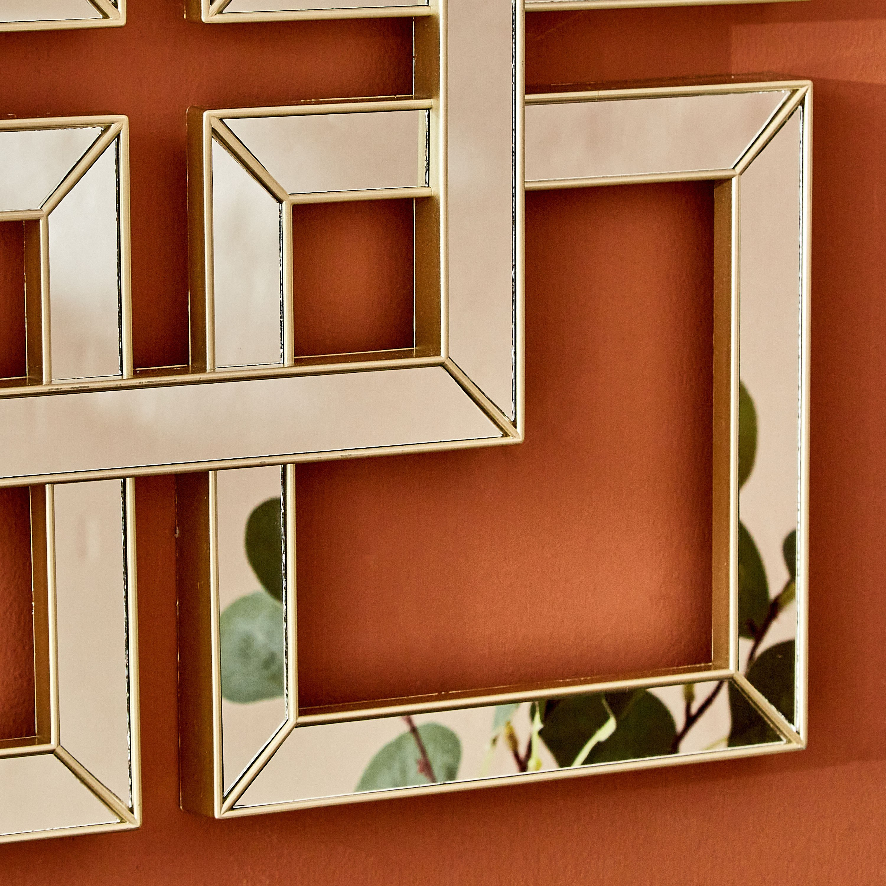 طقم مرايا مزينة قطعتين من زينة - 40x3x40 سم-PROMO_HB_AE_B1G1_250925-image-3