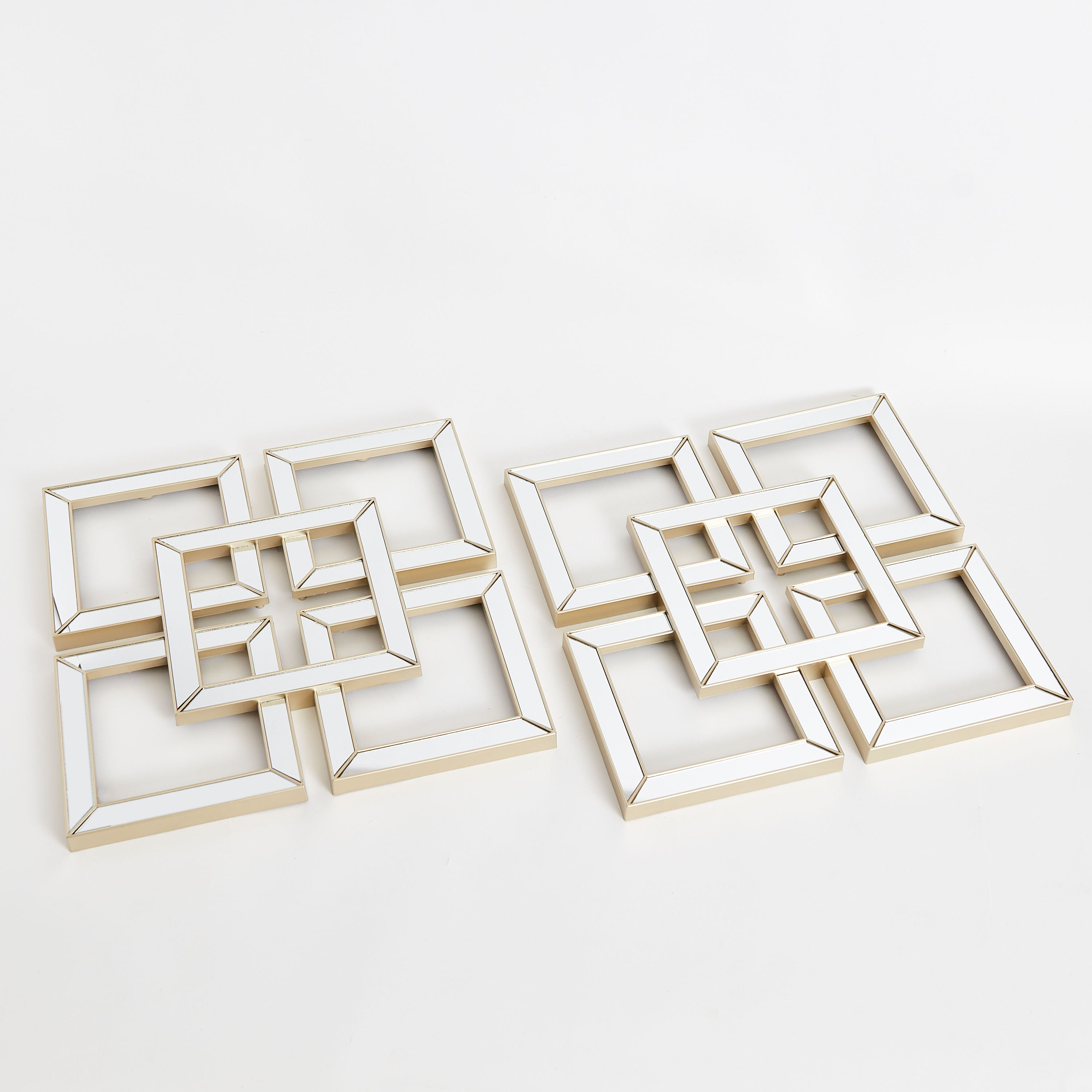 طقم مرايا مزينة قطعتين من زينة - 40x3x40 سم-PROMO_HB_AE_B1G1_250925-image-6