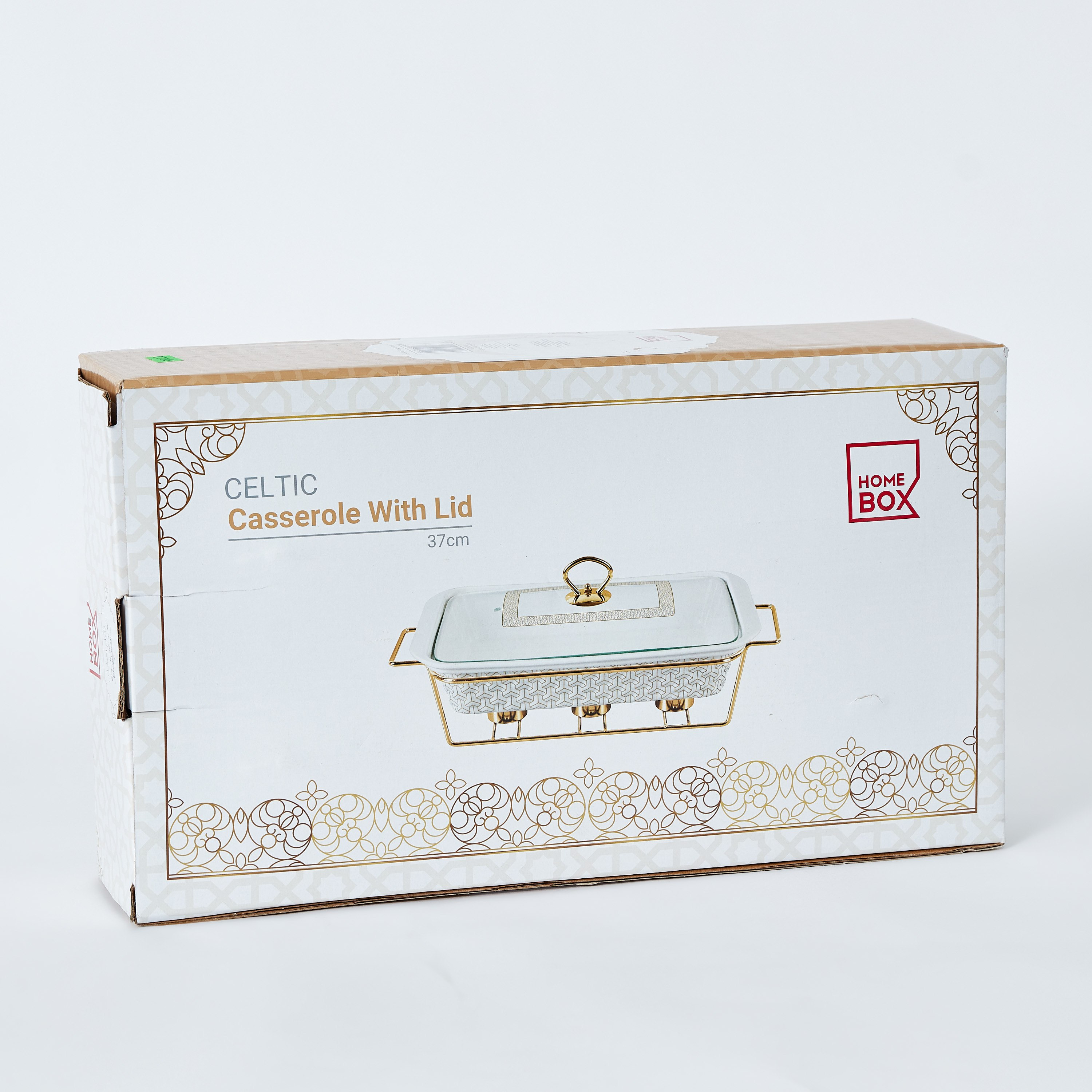 Celtic Rectangular Casserole with Candle Stand - 37 cm-hbxdecorandfurnishings-tabletop-serveware-image-8