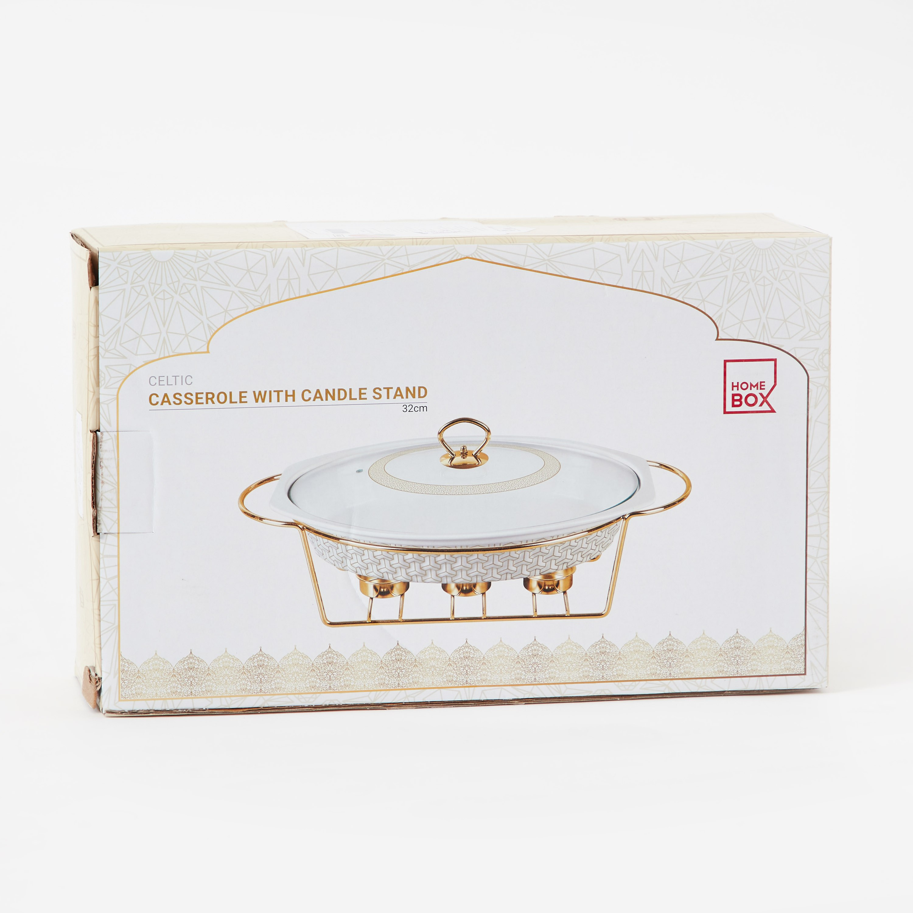 كسرولة بيضاوية بحامل شموع من كلتيك - 31.75 سم-hbxdecorandfurnishings-tabletop-serveware-image-6