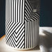 Valerie Printed Ceramic Vase - 13x13x30 cm-Vases-thumbnail-3