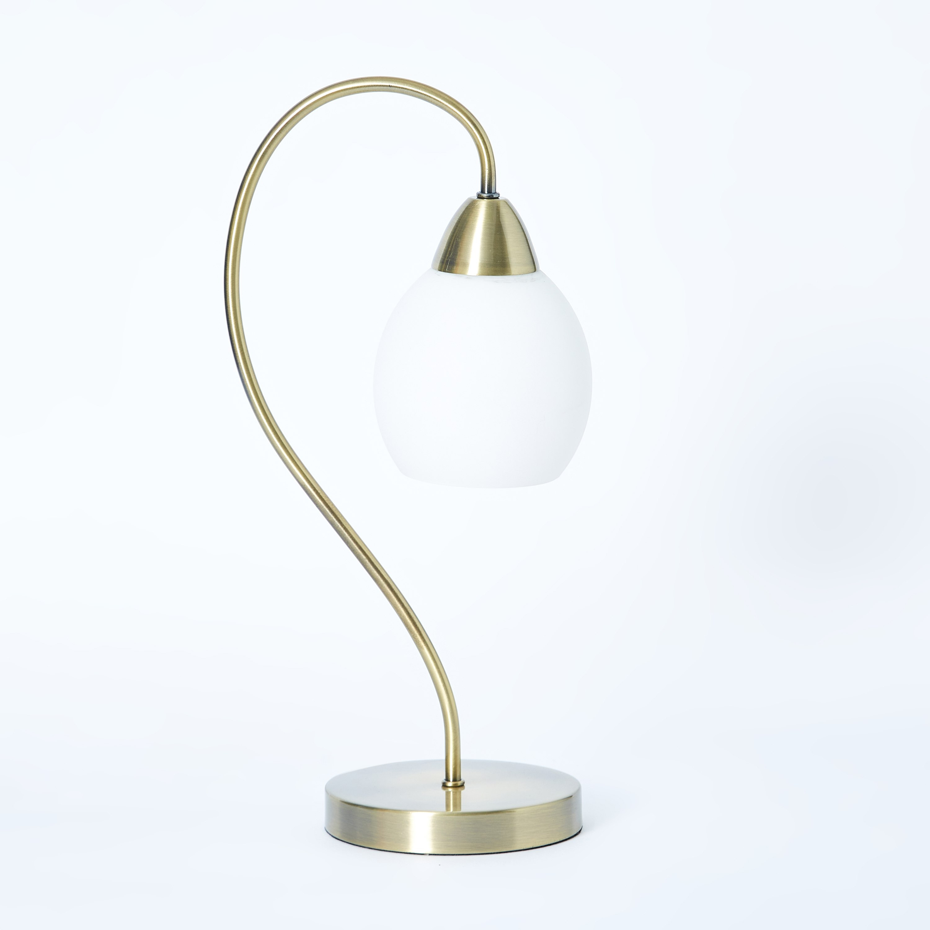 مصباح طاولة بغطاء زجاجي وقاعدة معدنية من كورسيكا- 21x13x44 سم-hbxlivingroom-lighting-tablelamps-image-5