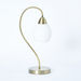 Corsica Metal Base Table Lamp with Glass Shade - 21x13x44 cm-Table Lamps-thumbnail-4