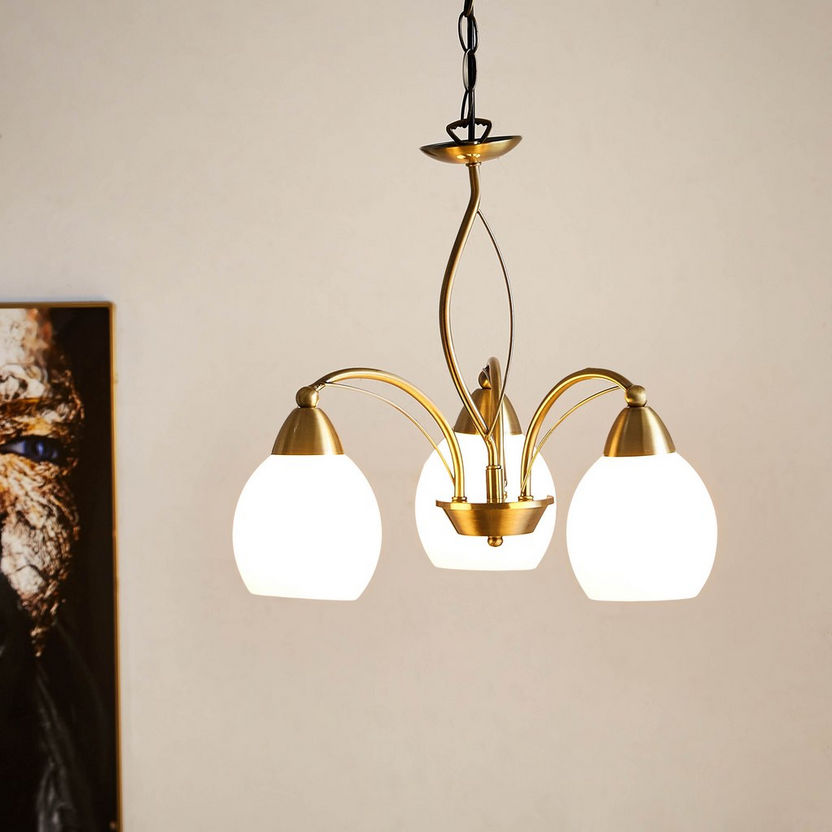 Corsica Pendant Lamp with Glass Shade - 48x150 cm-Ceiling Lamps-image-1