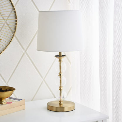 Corsica Table Lamp with Metal Base - 25x51 cm