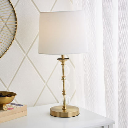 Corsica Table Lamp with Metal Base - 25x51 cm