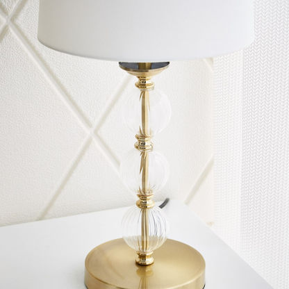 Corsica Table Lamp with Metal Base - 25x51 cms