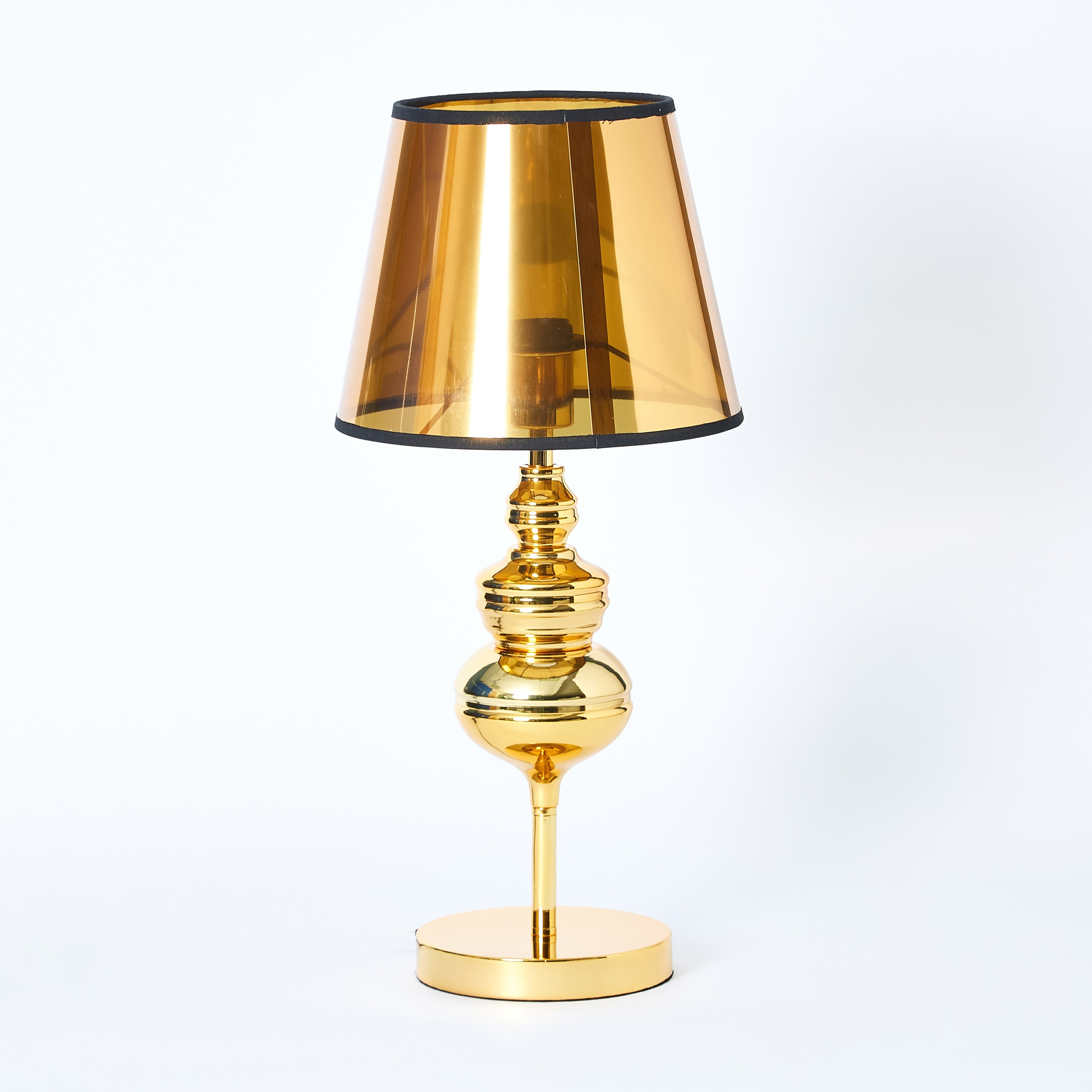 مصباح طاولة بغطاء بي في سي وقاعدة معدنية من كورسيكا - 25x55 سم-hbxlivingroom-lighting-tablelamps-image-5
