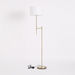 Corsica Metal Floor Lamp with Fabric Shade - 44x35x160 cm-Floor Lamps-thumbnail-5