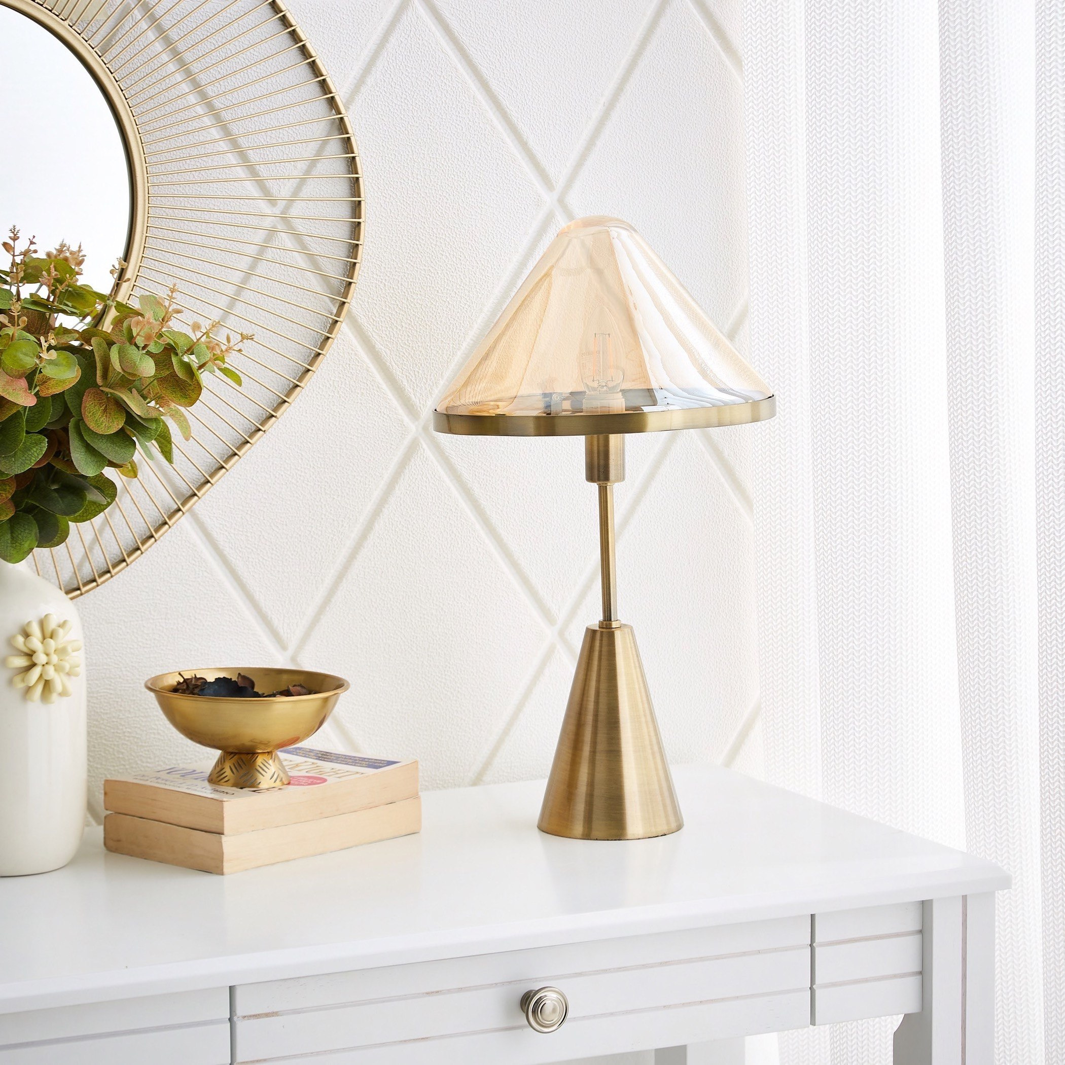 مصباح طاولة بغطاء زجاجي من كورسيكا - 25x45 سم-hbxlivingroom-lighting-tablelamps-image-4