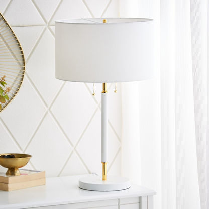 Corsica Table Lamp with Metal Base - 38x65 cm