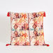 Mahrgan Aara Printed Patchwork Cushion - 60x60 cm-Filled Cushions-thumbnailMobile-5