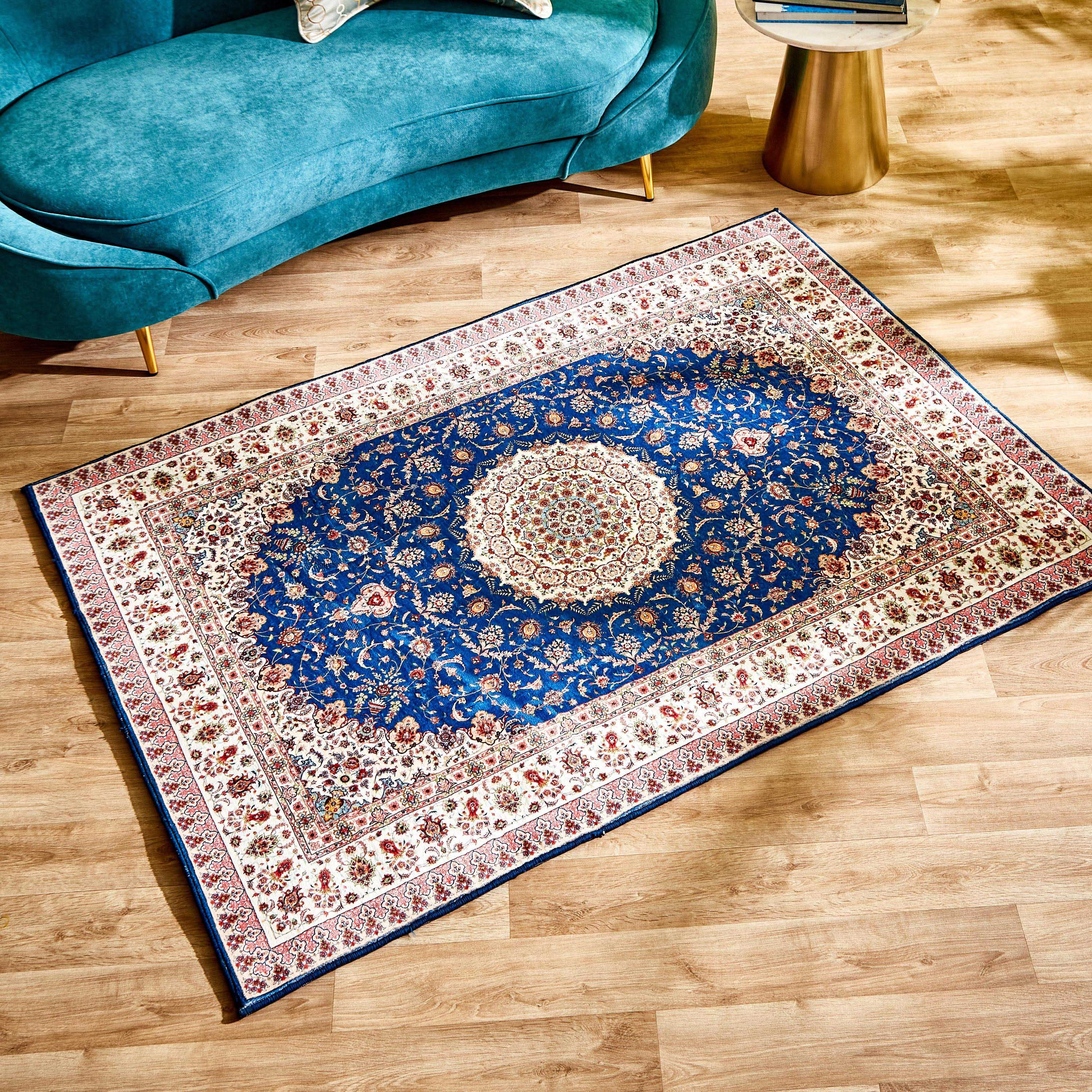 سجادة مخملية من ميراج زيا - 160x230 سم-hbxdecorandfurnishings-floorcoverings-rugs-image-1