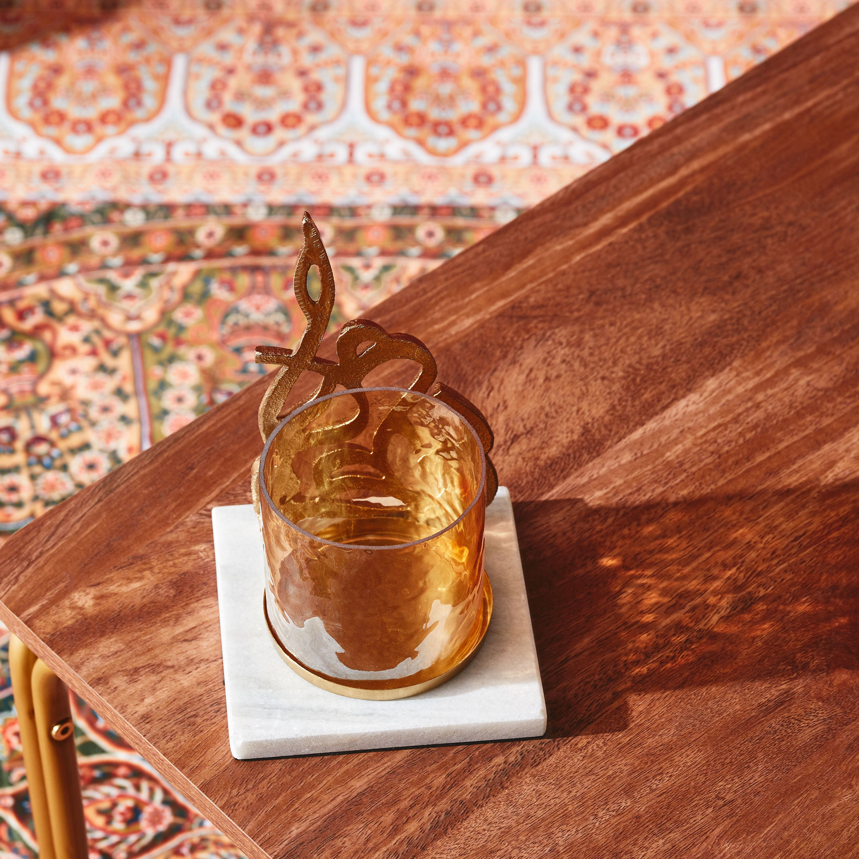 حامل شموع من كاليجرافي - 13x13x20 سم-hbxlivingroom-decorandaccessories-candleholders-image-3