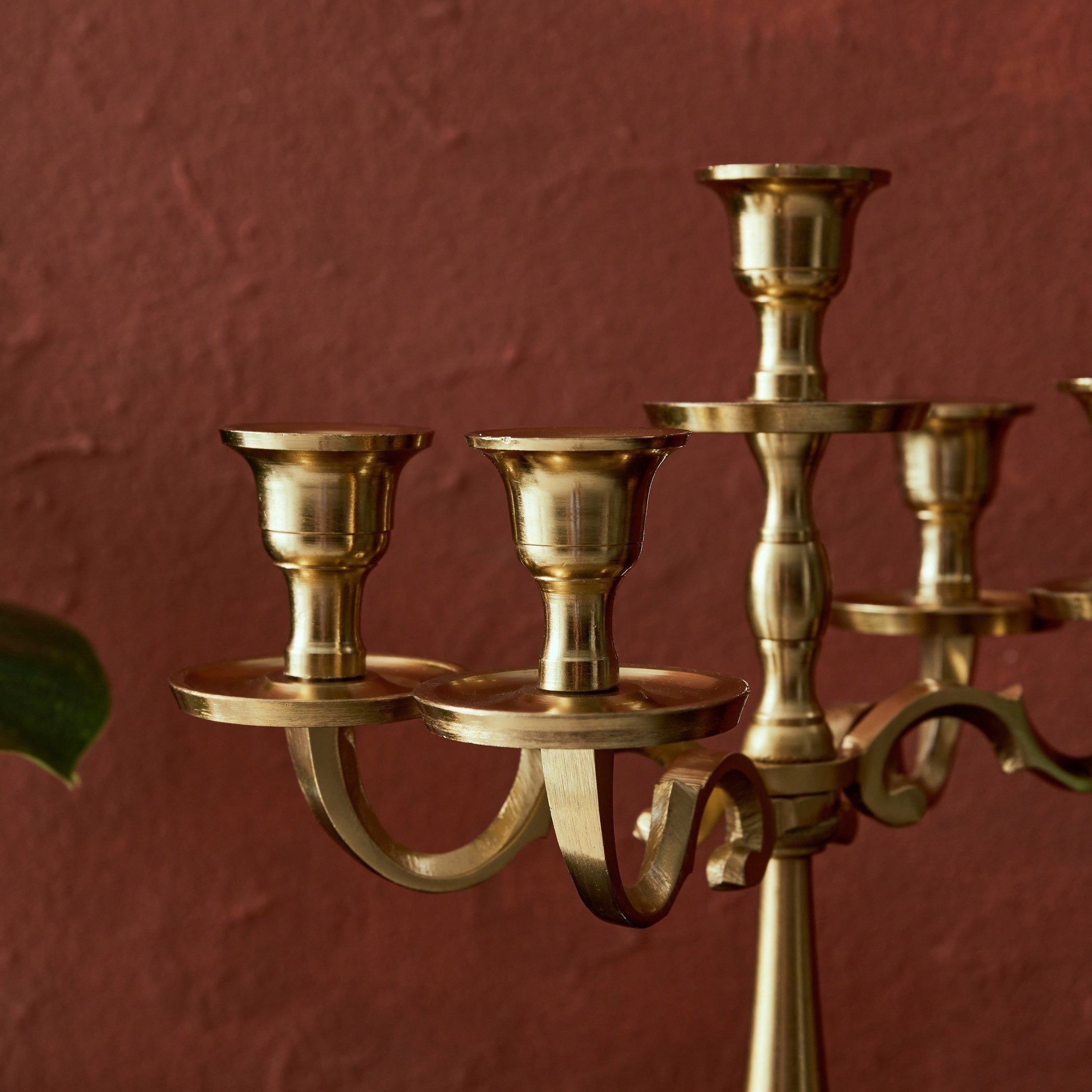 Zara Candelabra with 5 Slots - 22x22x32 cm-hbxlivingroom-decorandaccessories-candleholders-image-4