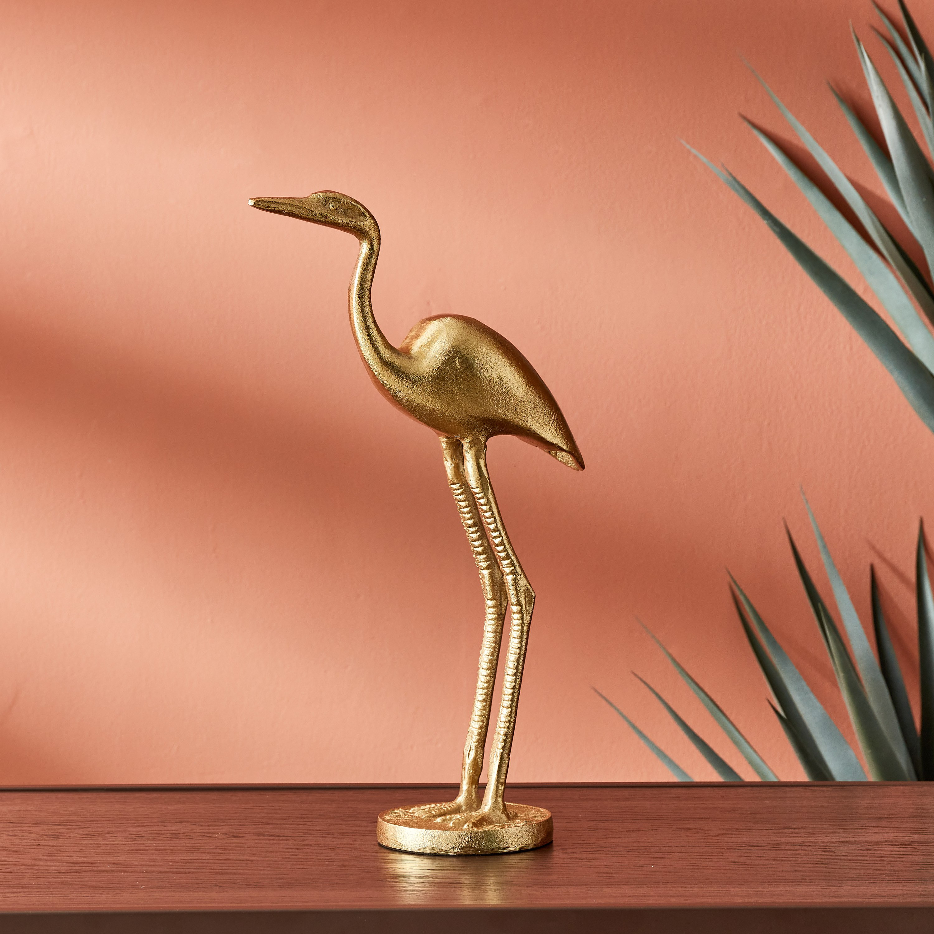 Zara Crane Figurine - 21x11x41 cm-hbxhomeware-homedecor-figurinesandornaments-image-1