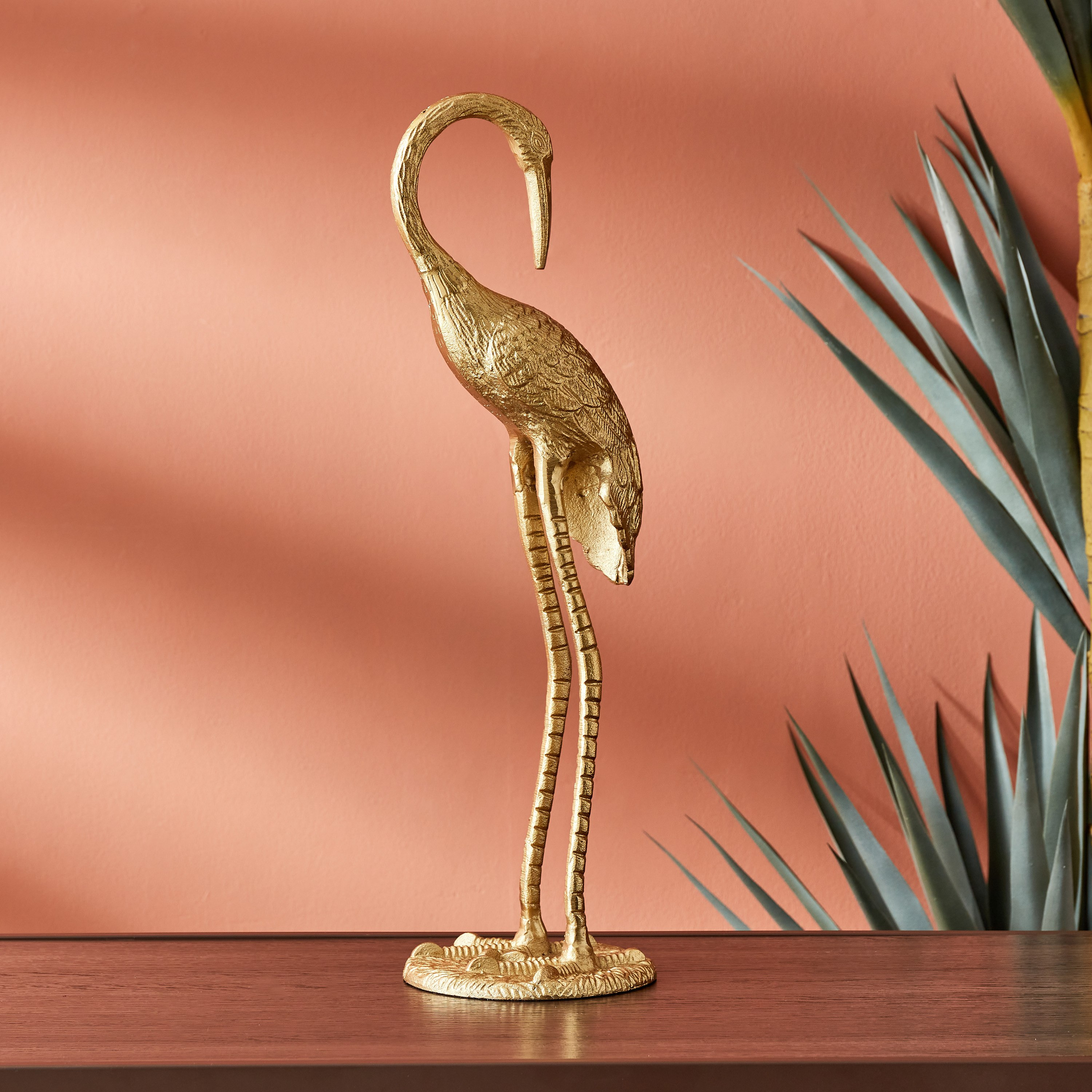 تمثال بتصميم طائر كركي من زارا - 25x13x42 سم-hbxhomeware-homedecor-figurinesandornaments-image-1