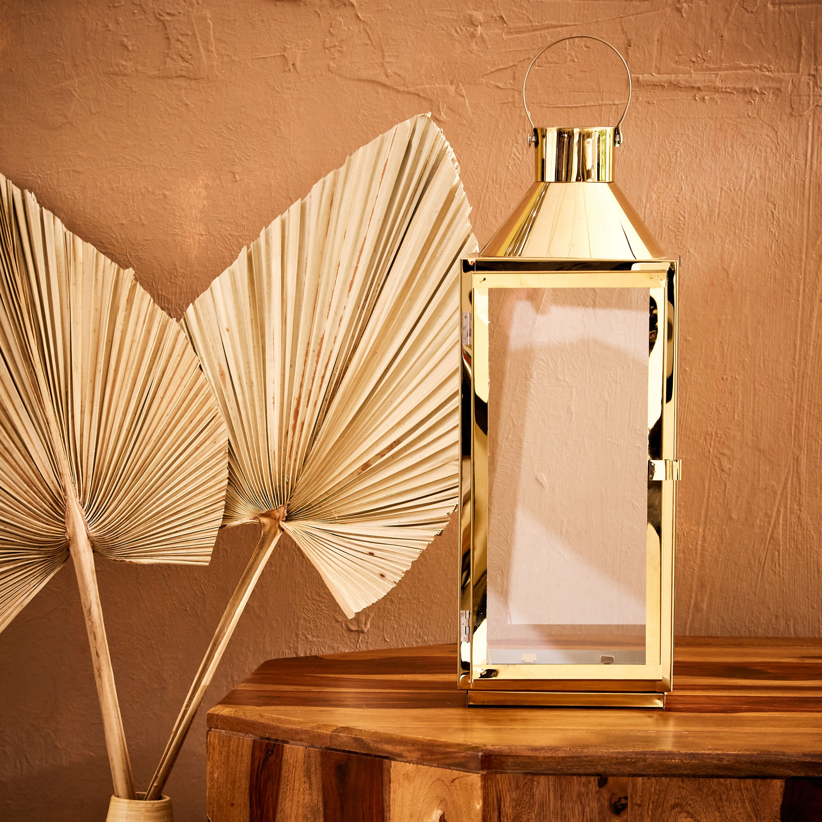 Nour Stainless Steel Lantern - 17x16x43 cm-PROMO_HB_AE_B1G1_250925-image-2